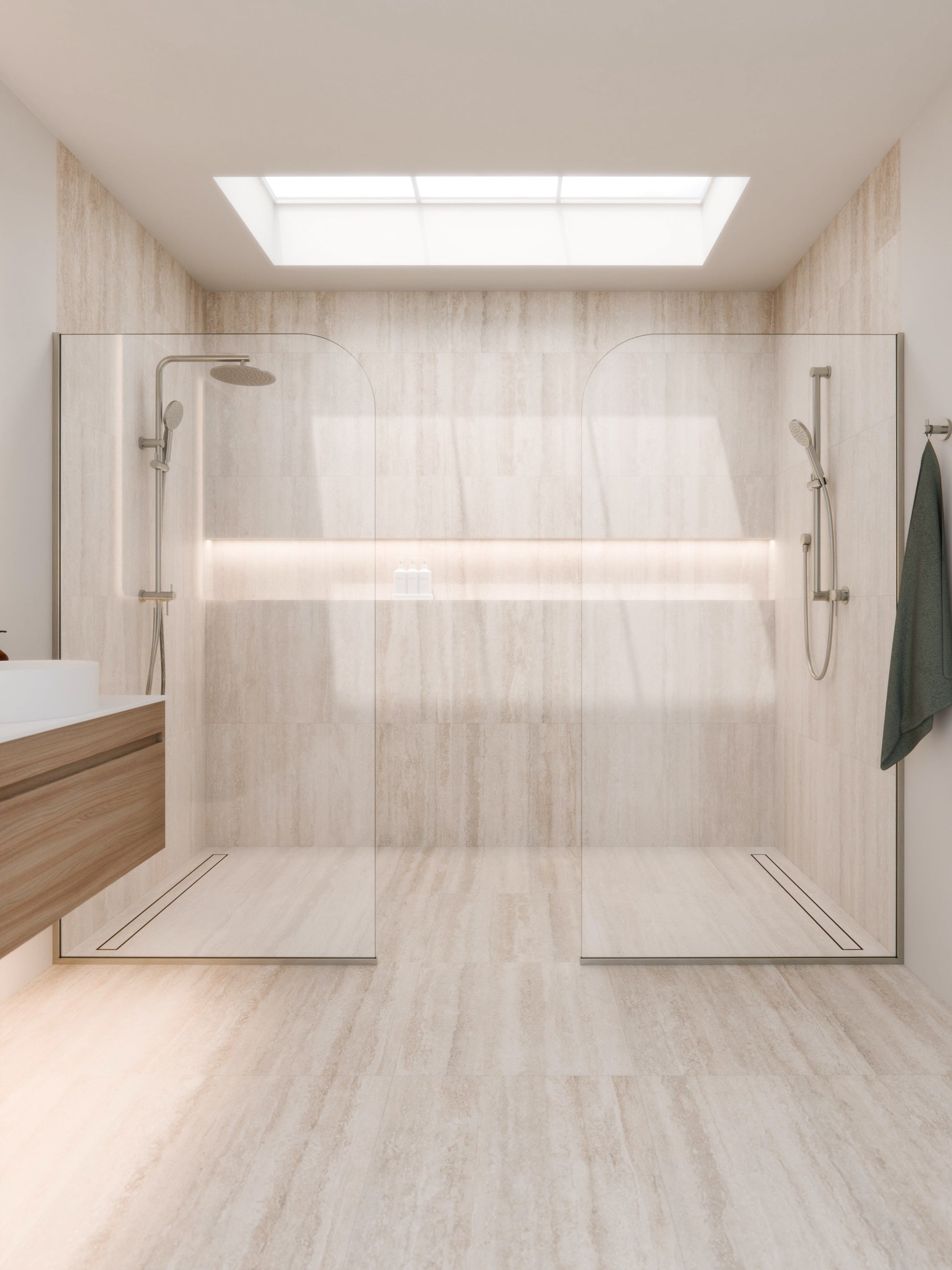 Code Allure Shower Screen Glass Range| 1050mm