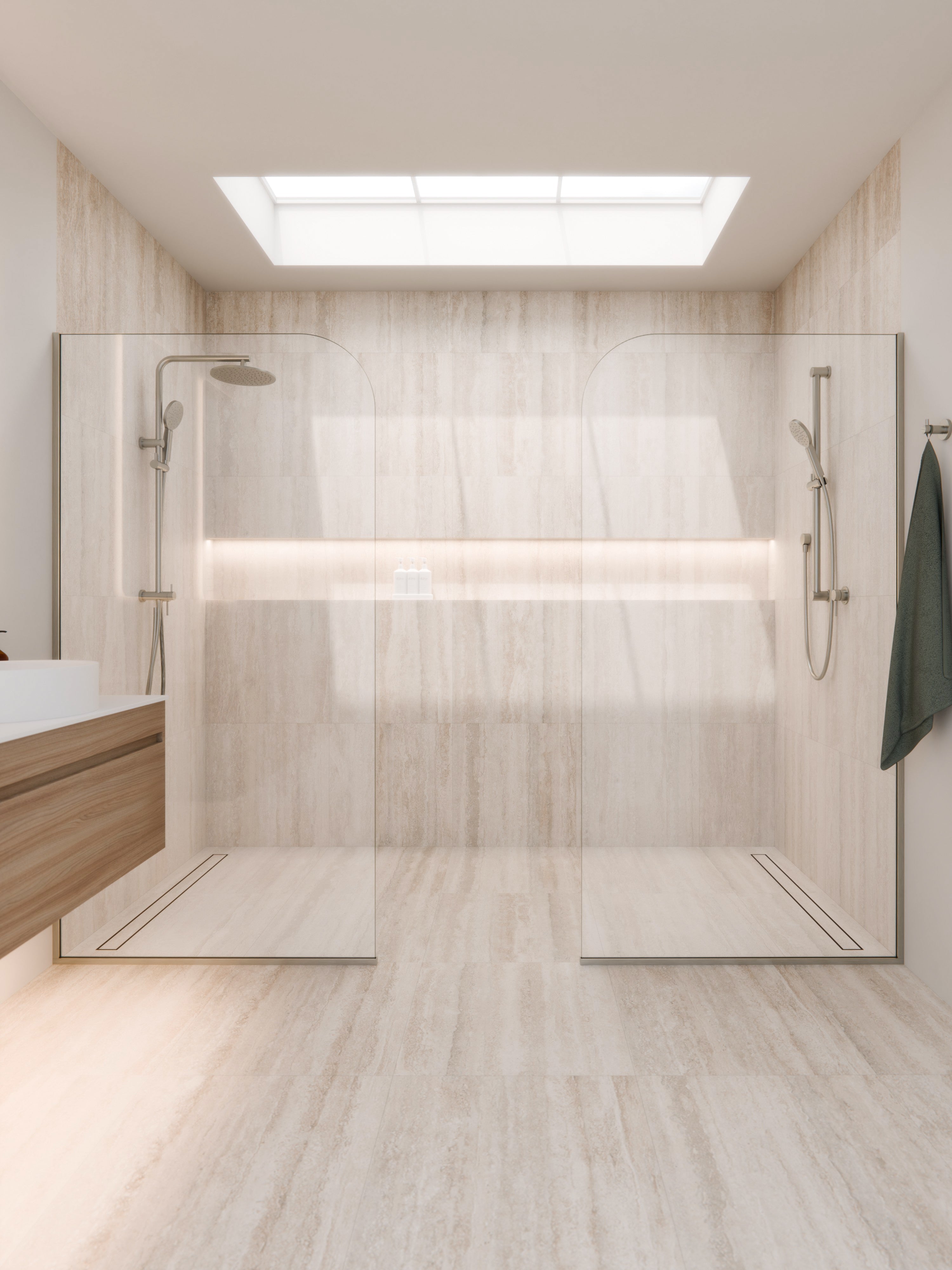 Code Allure Shower Screen Glass Range| 1050mm