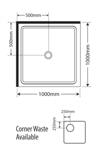 ELITE LUXURY SWING DOOR 2 SIDED SHOWER KITS - 2 COLOURS