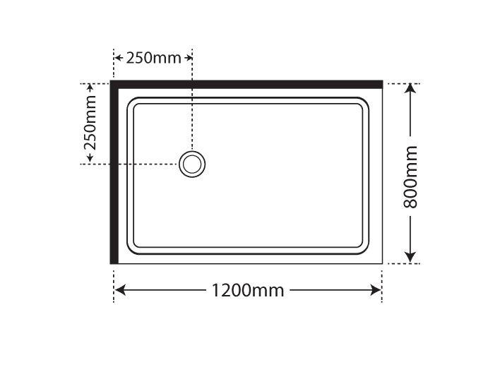 ELITE ELEGANCE 2 PANEL SLIDING DOOR SHOWER KIT - 2 SIDED
