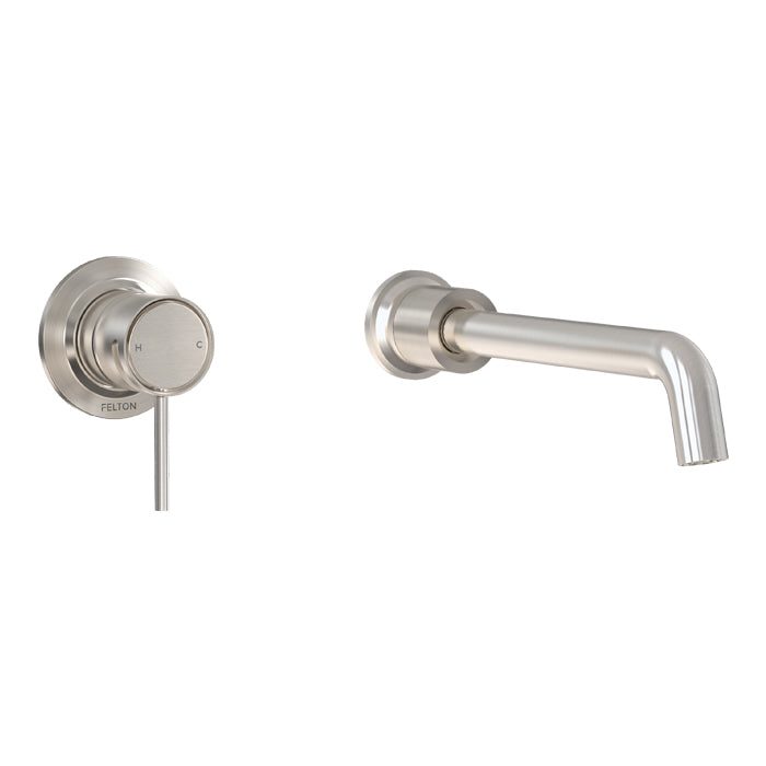 FELTON TATE WALL MOUNTED BASIN OR BATH MIXER - 10 COLOUR OPTIONS