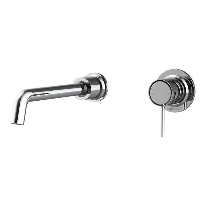 FELTON TATE WALL MOUNTED BASIN OR BATH MIXER - 10 COLOUR OPTIONS