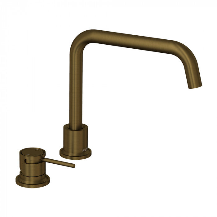 FELTON TATE 2TH DECK MOUNTED SINK MIXER - 6 COLOURS