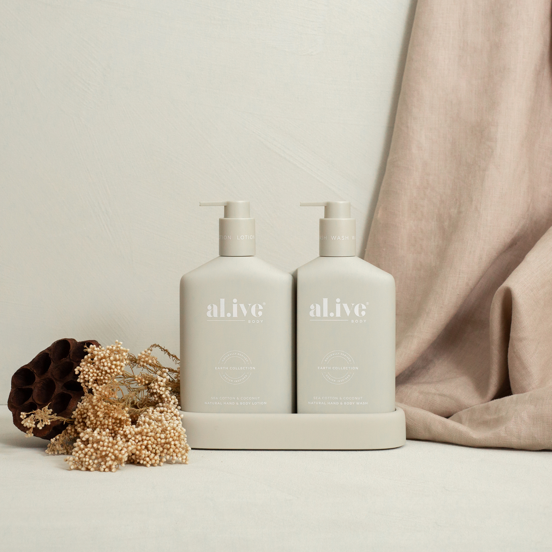 AL.IVE WASH & LOTION DUO - SEA COTTON & COCONUT