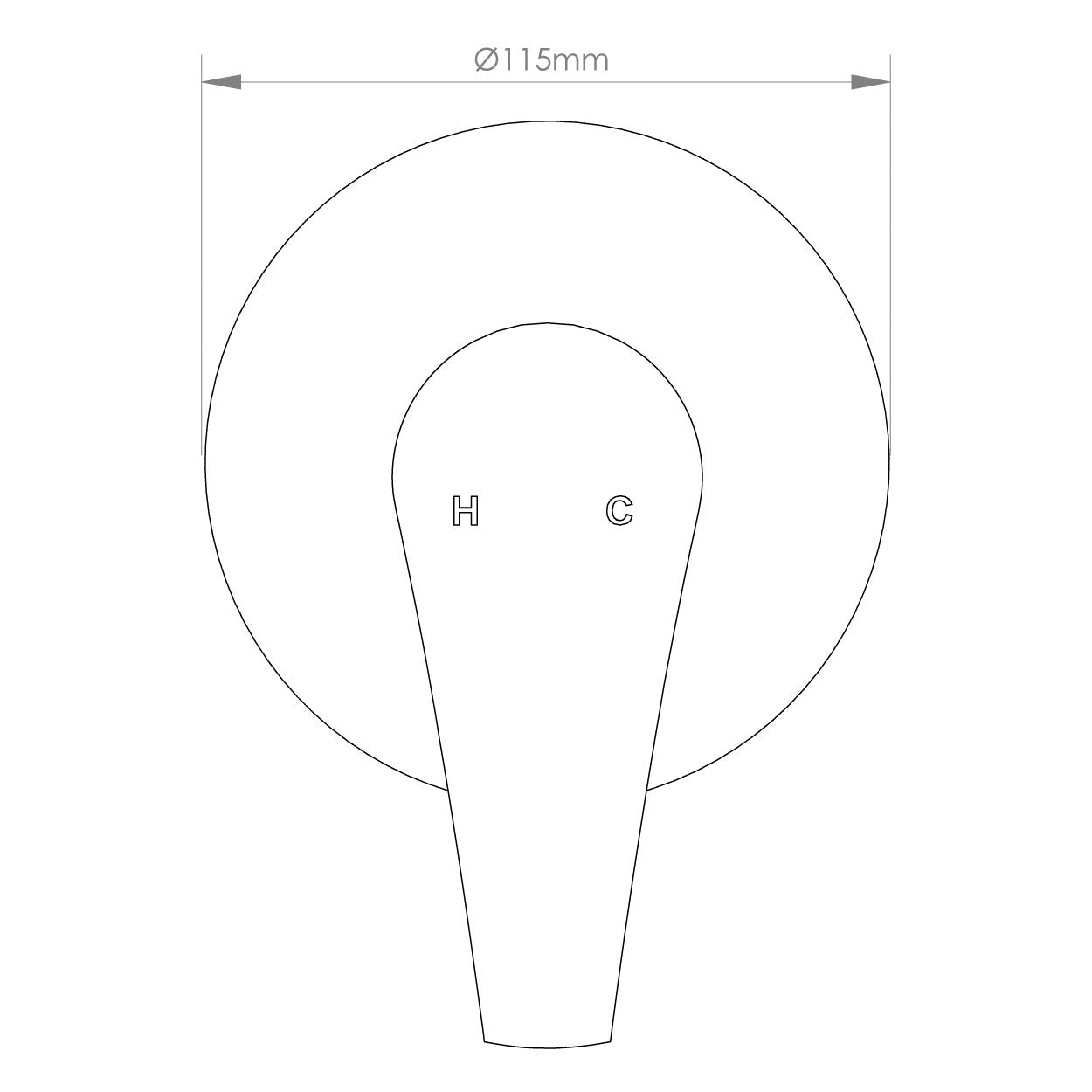 VODA ECOMIX SHOWER MIXER