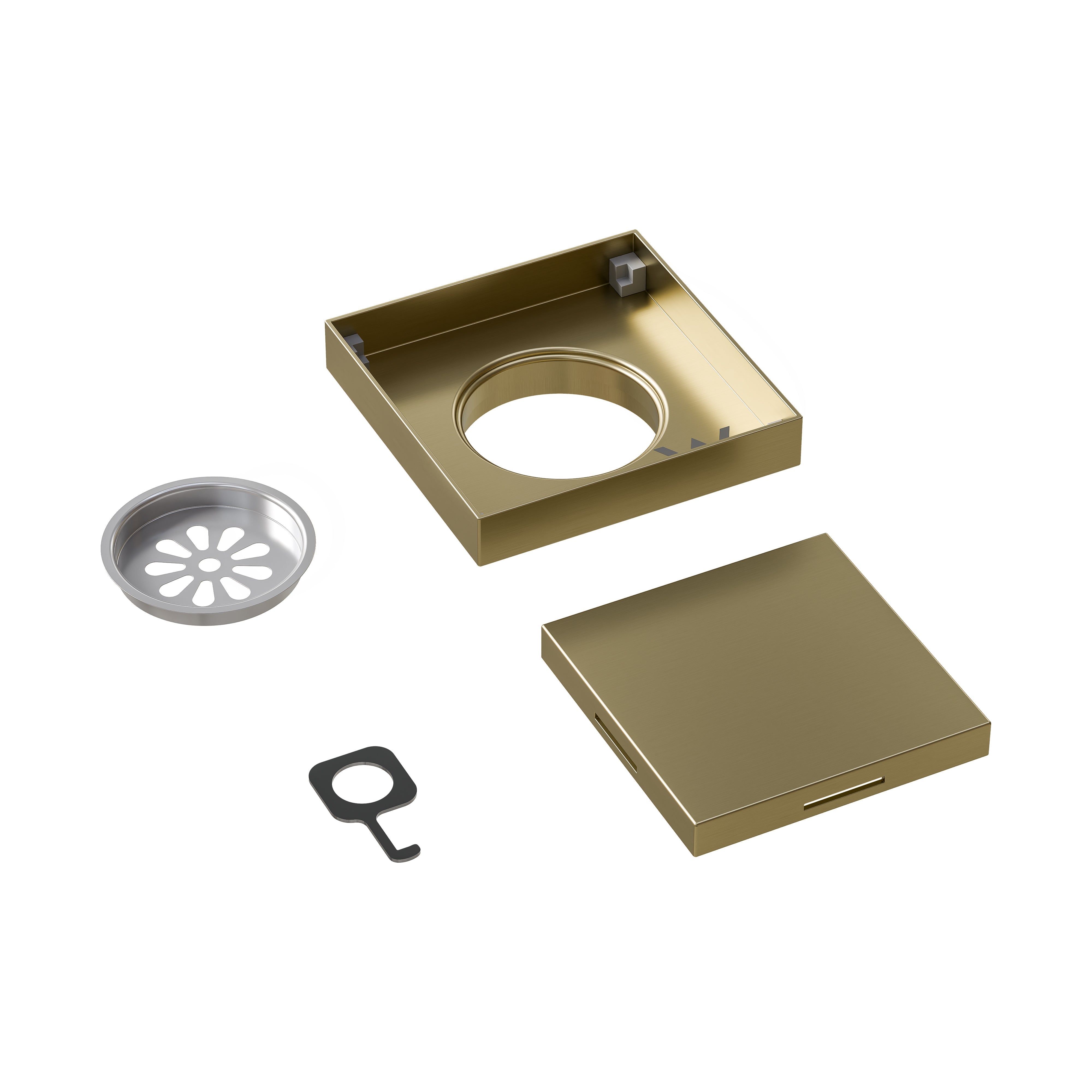 CODE VERSA SQUARE TILED SHOWER FLOOR WASTE