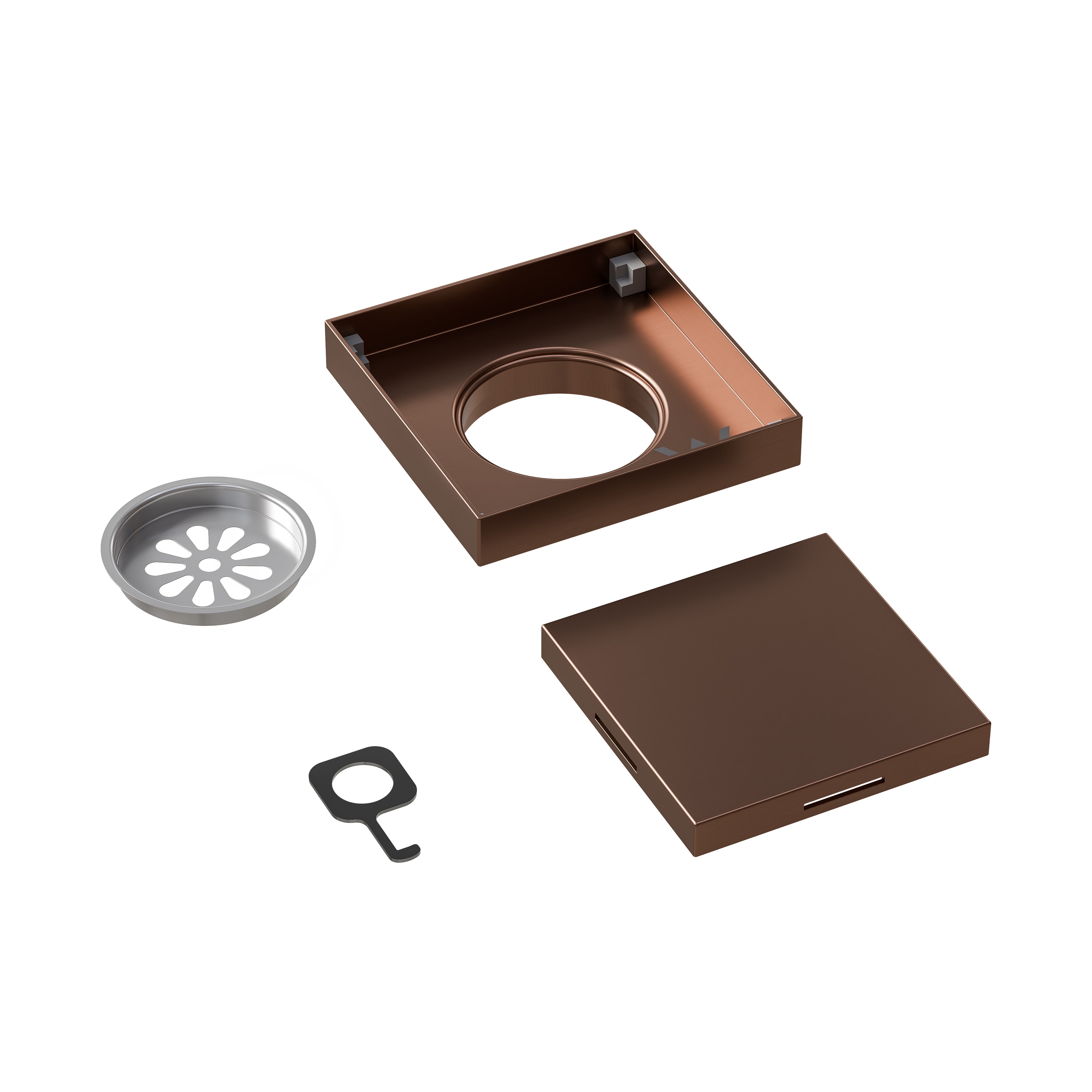 CODE VERSA SQUARE TILED SHOWER FLOOR WASTE