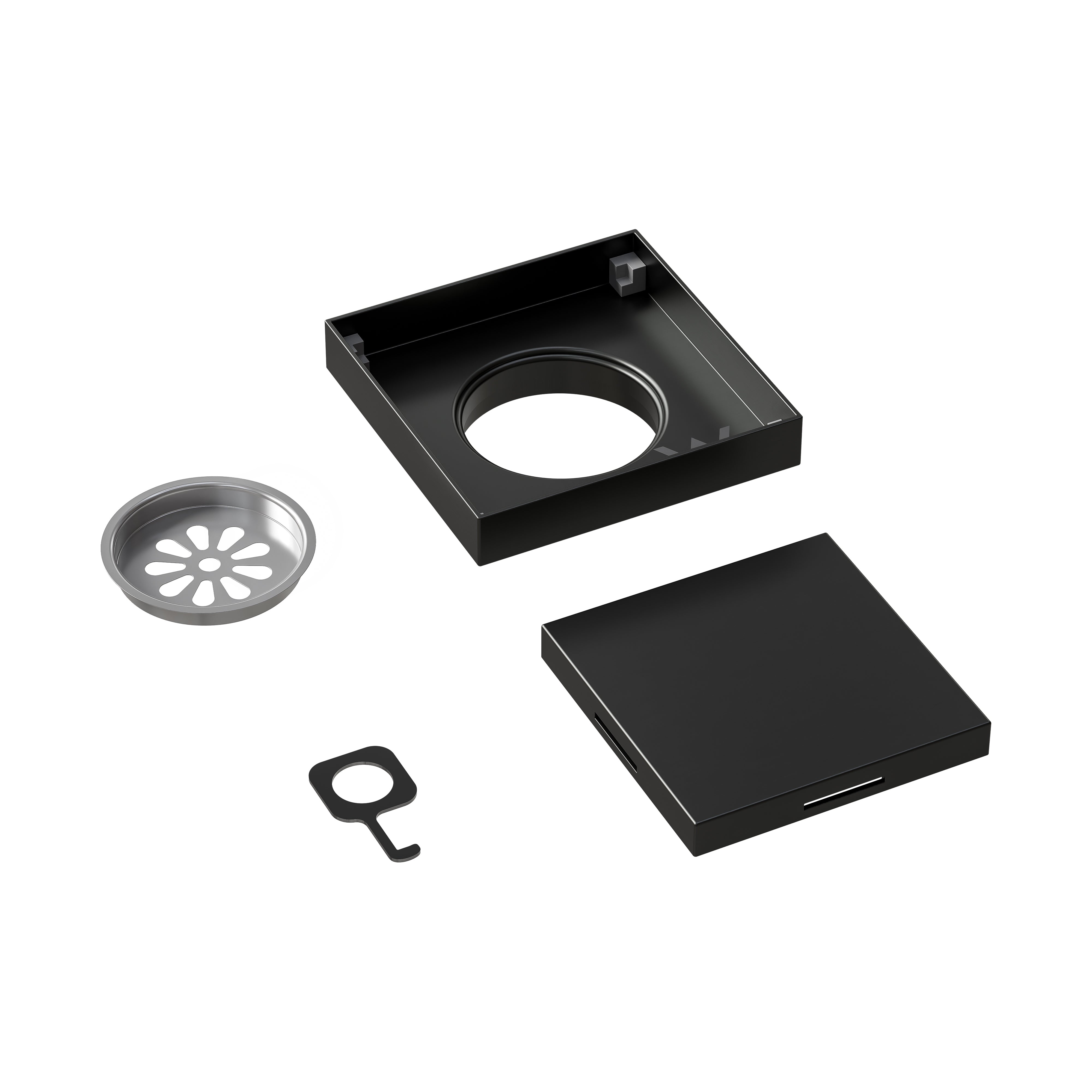 CODE VERSA SQUARE TILED SHOWER FLOOR WASTE