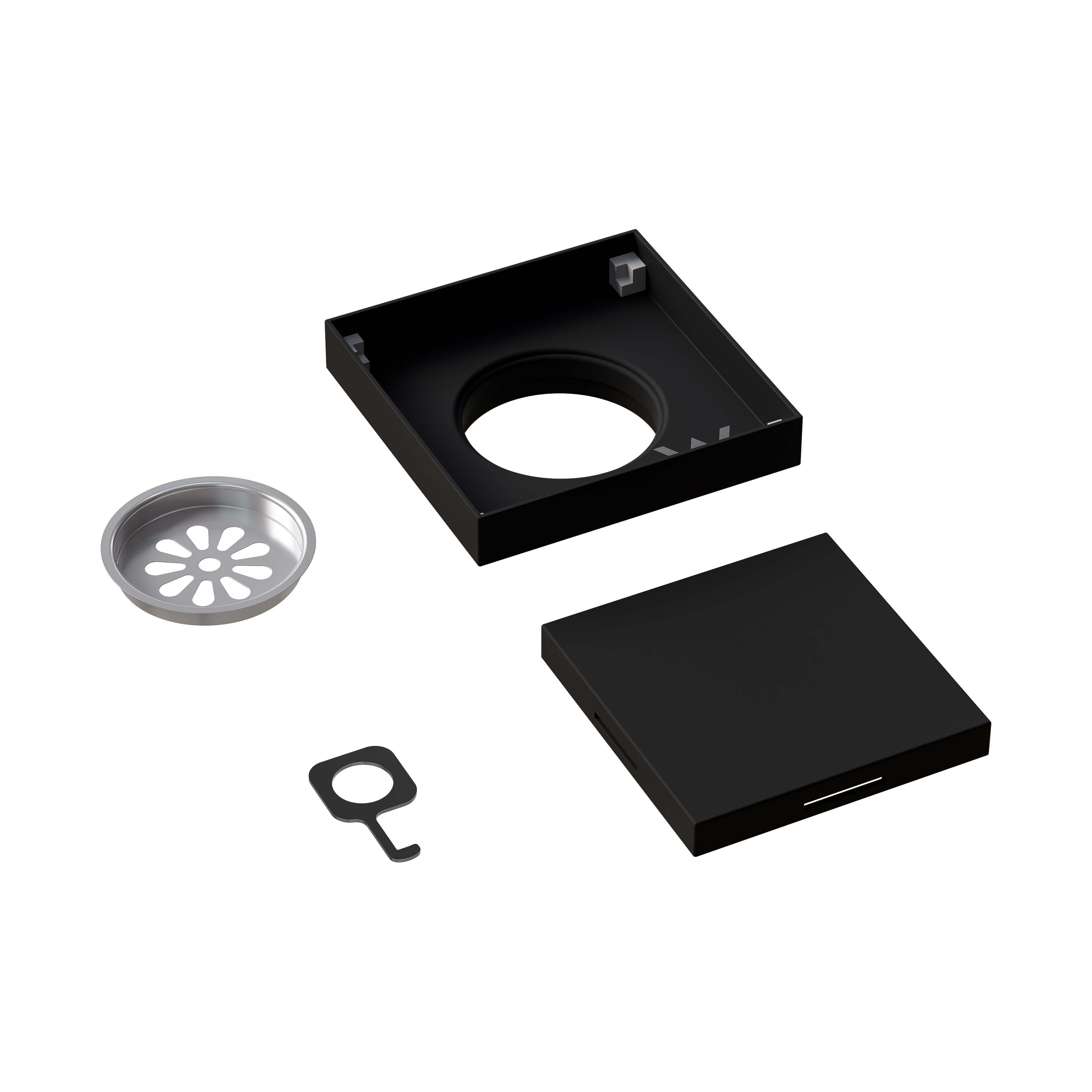 CODE VERSA SQUARE TILED SHOWER FLOOR WASTE