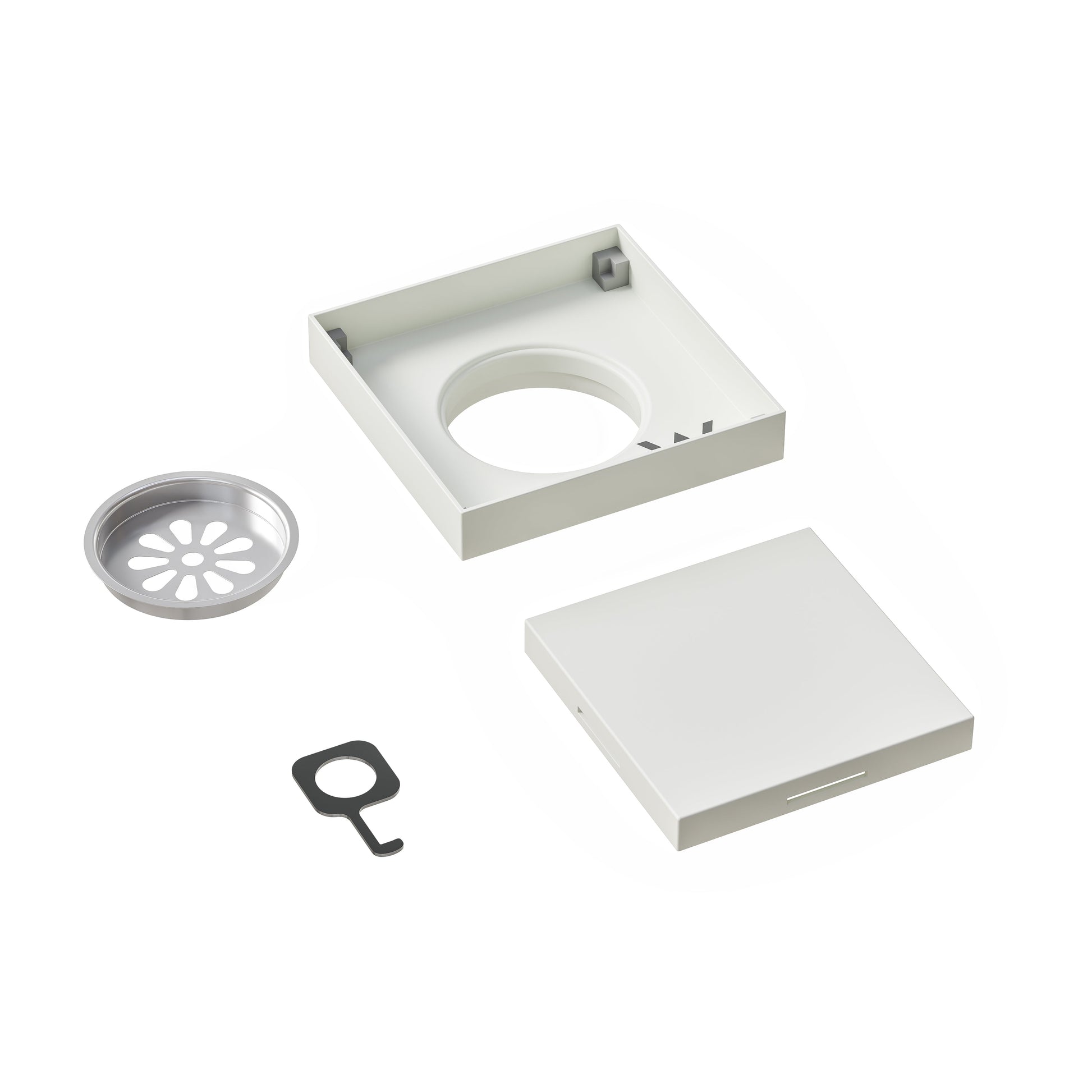 CODE VERSA SQUARE TILED SHOWER FLOOR WASTE