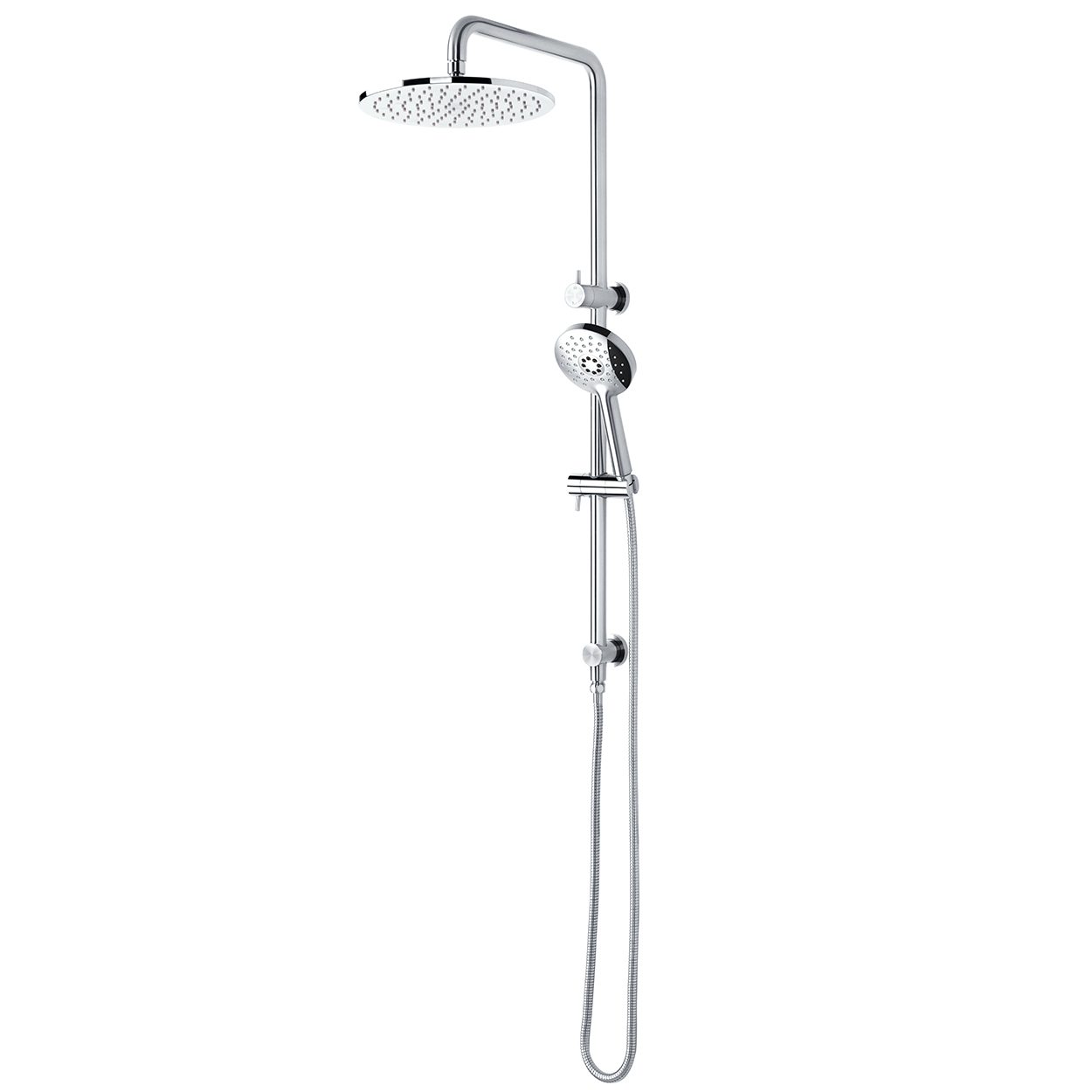 VODA STORM DOUBLE HEAD SHOWER - 5 COLOURS