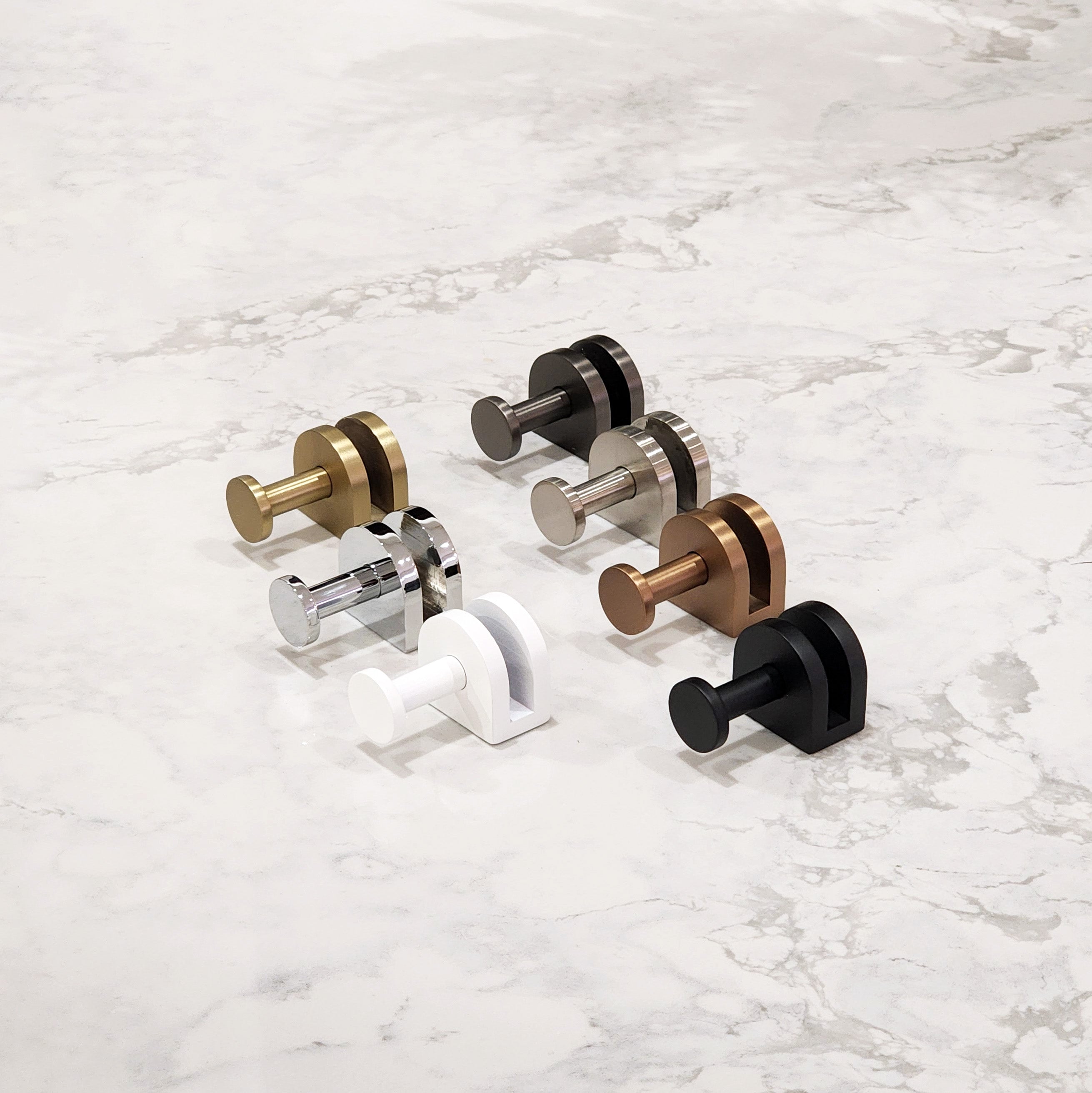 CODE VERSA SHOWER SCREEN HOOKS - 8 COLOURS