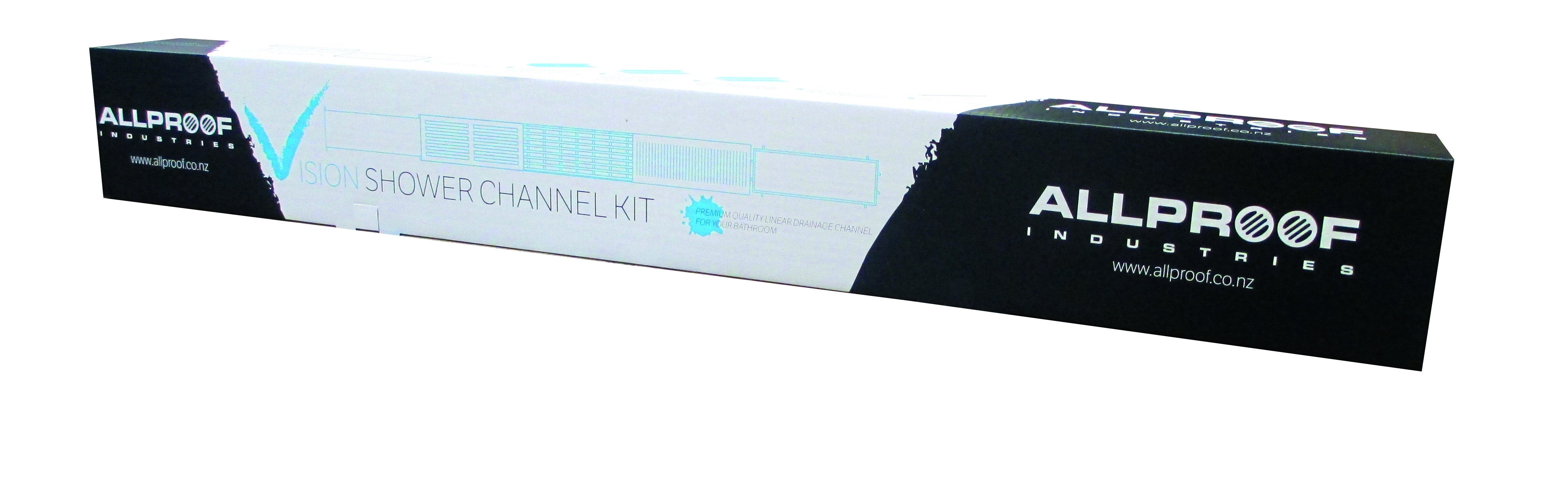 ALLPROOF CHANNEL SHOWER WASTE - HORIZON - 3 COLOURS