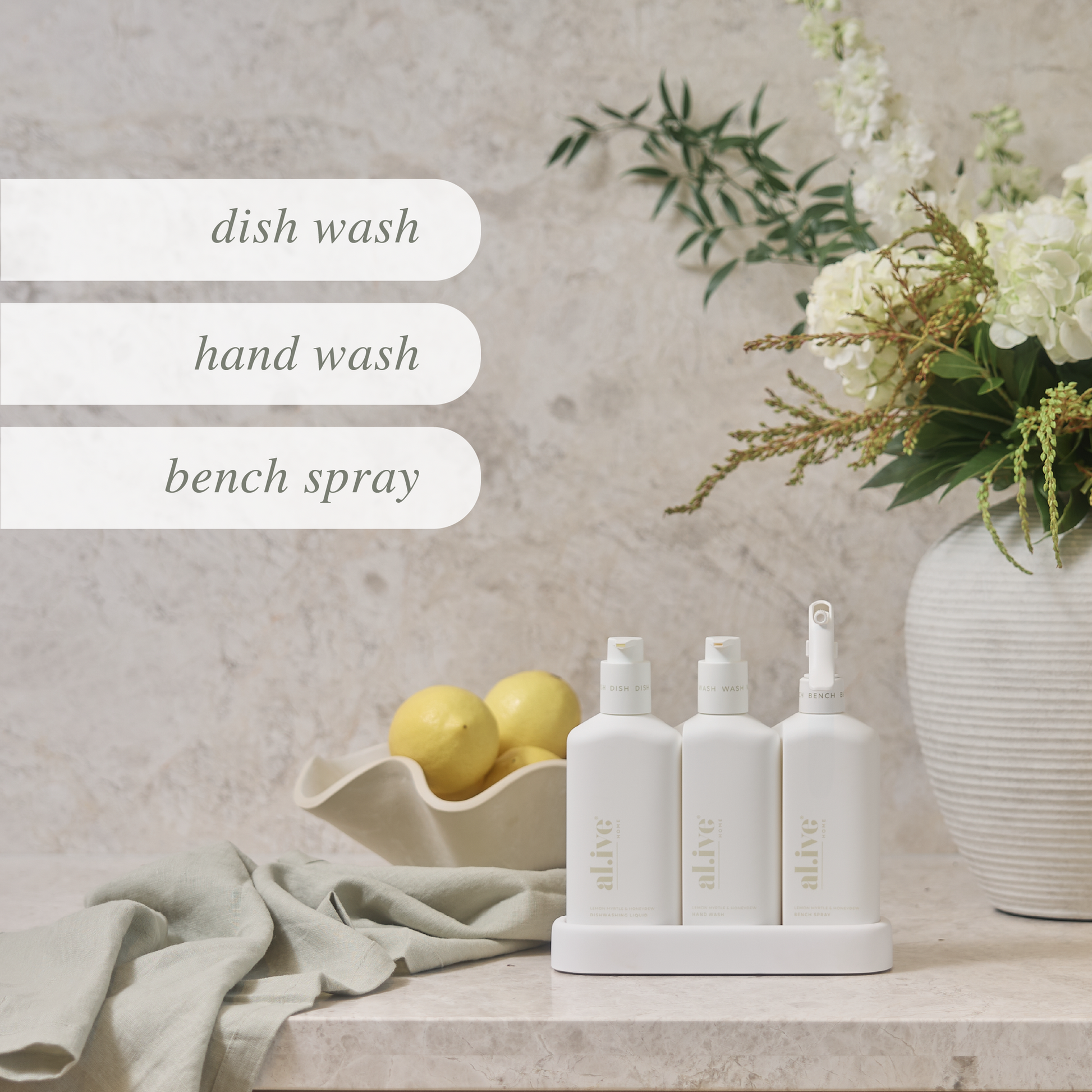 ALIVE KITCHEN TRIO - LEMON MYRTLE & HONEYDEW