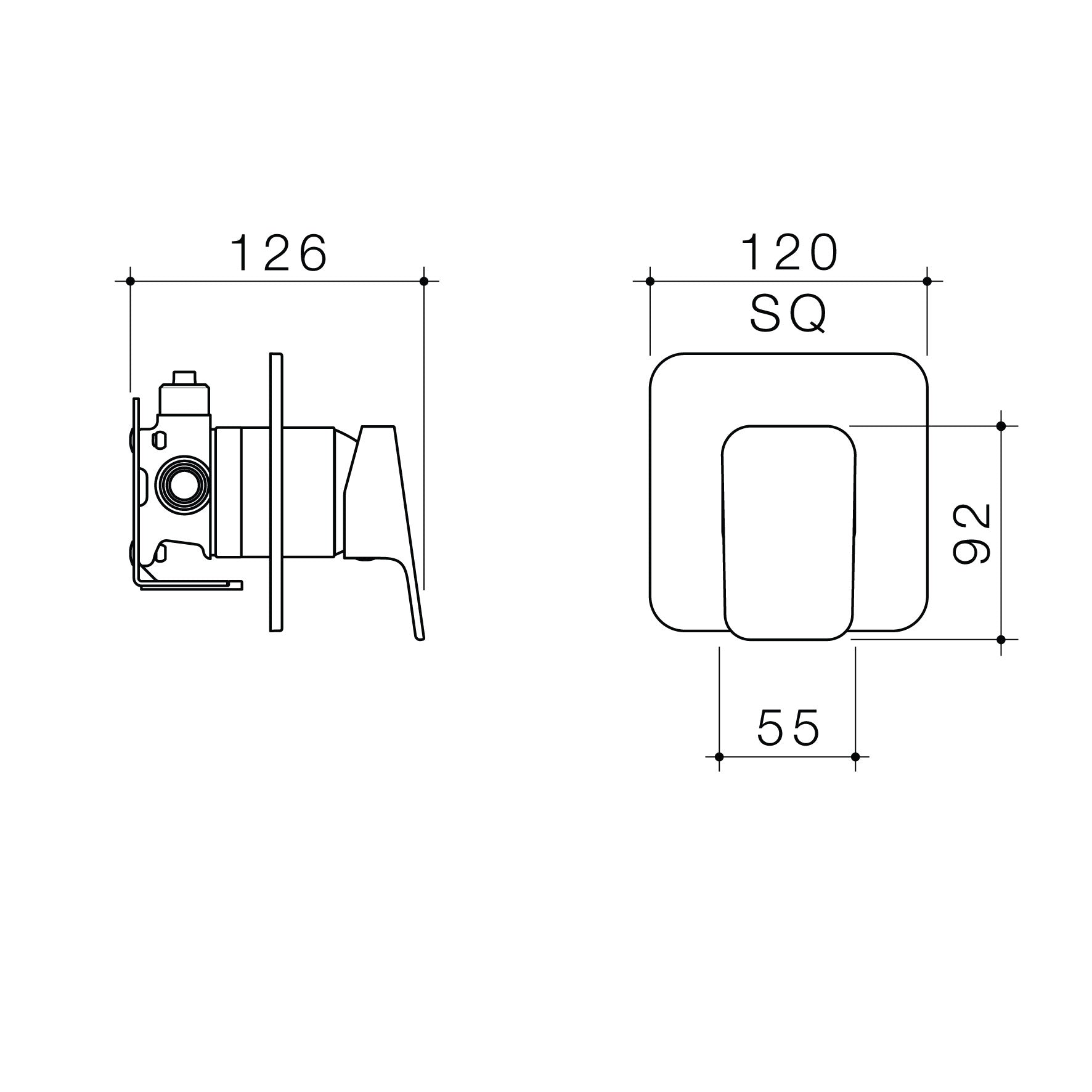METHVEN WAIPORI MK2 FASTFLOW II SHOWER MIXER