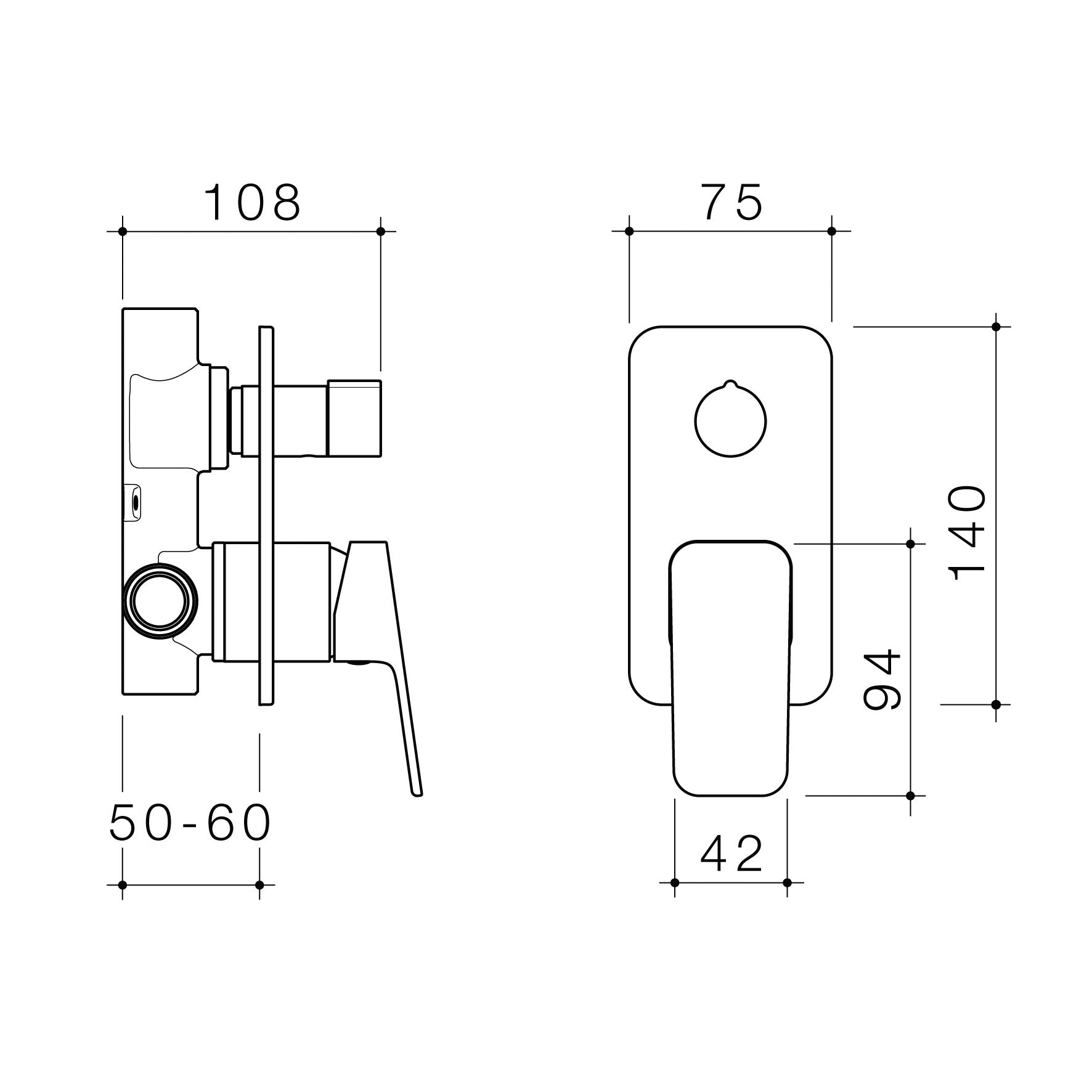 METHVEN WAIPORI MK2 SHOWER MIXER WITH DIVERTER