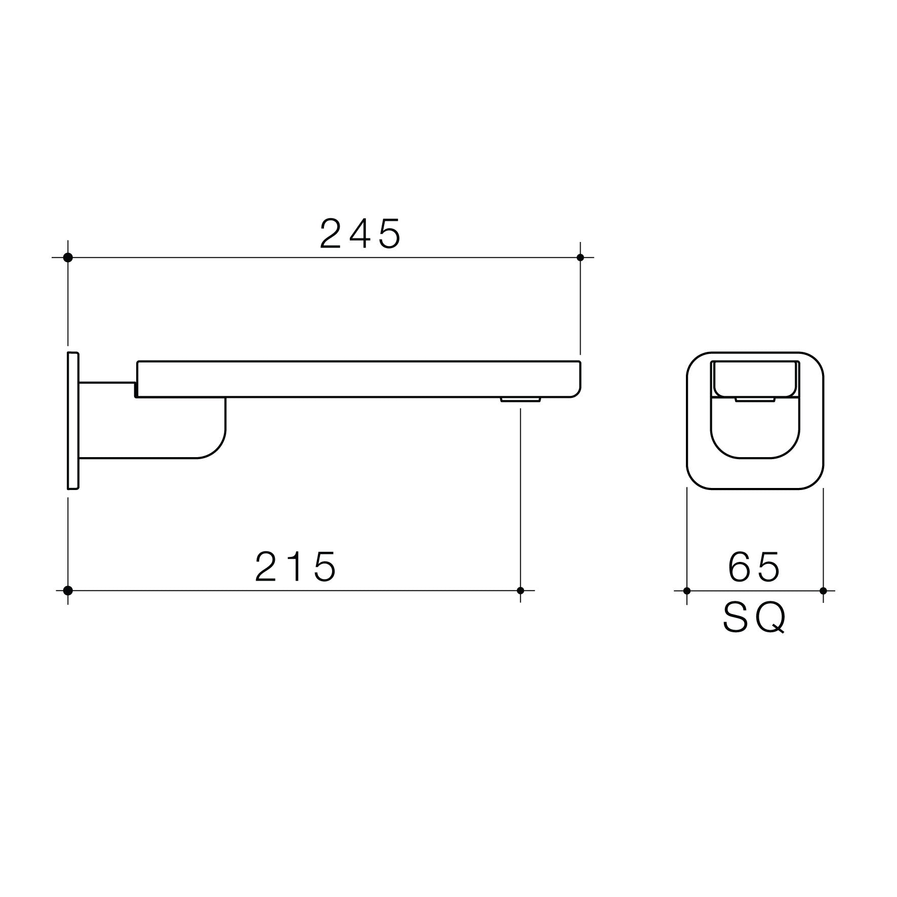 METHVEN WAIPORI MK2 SWIVEL WALL BATH SPOUT
