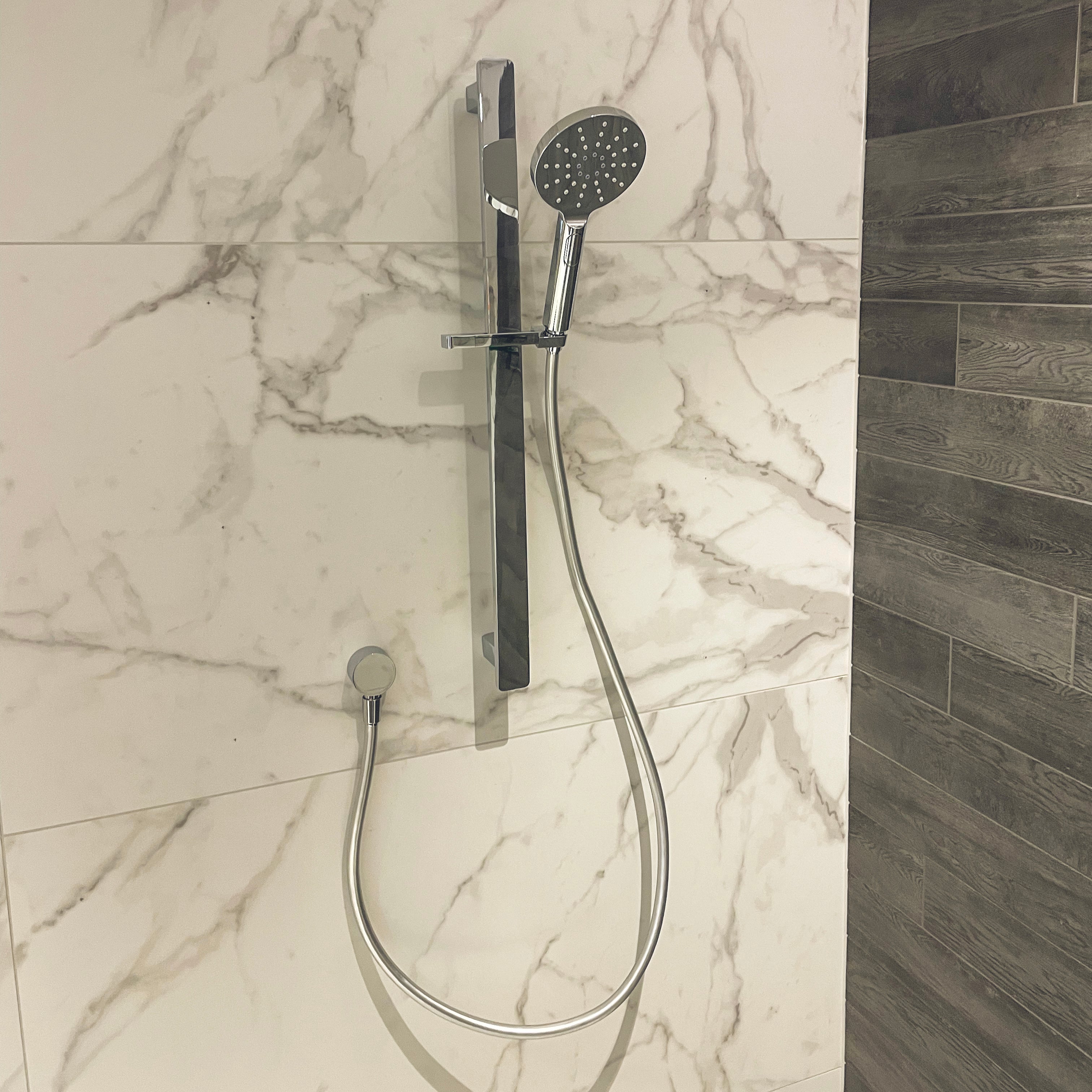 CODE PURE ROUND LUXURY ADJUSTABLE SLIDE SHOWERS - 5 COLOURS