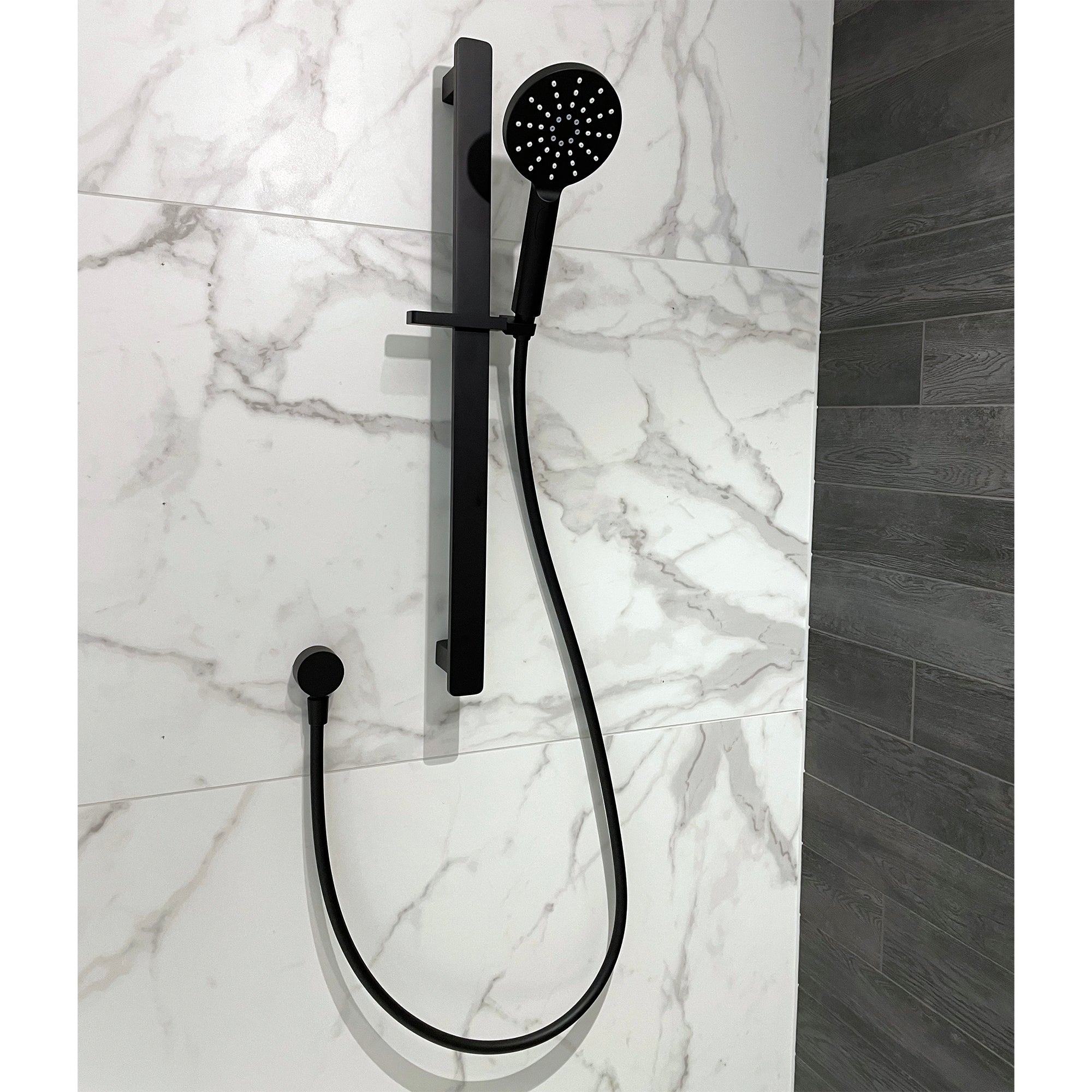 CODE PURE ROUND LUXURY ADJUSTABLE SLIDE SHOWERS - 5 COLOURS