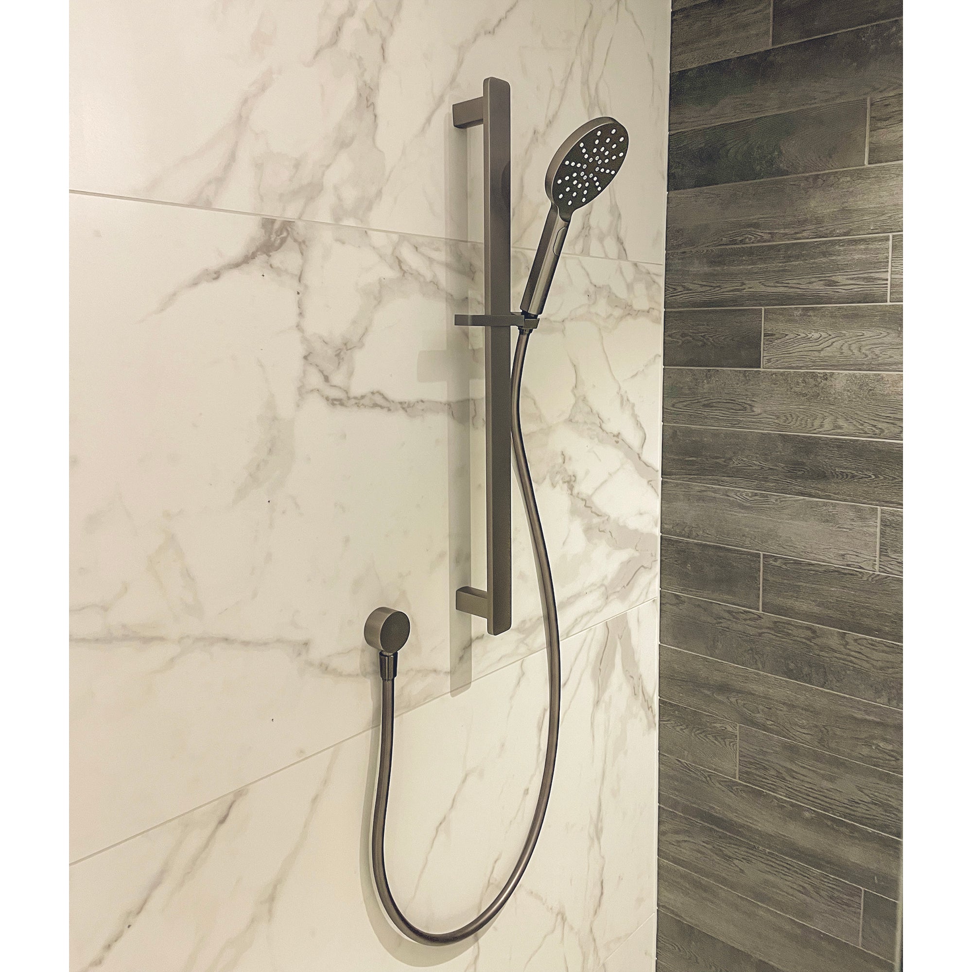 CODE PURE ROUND LUXURY ADJUSTABLE SLIDE SHOWERS - 5 COLOURS