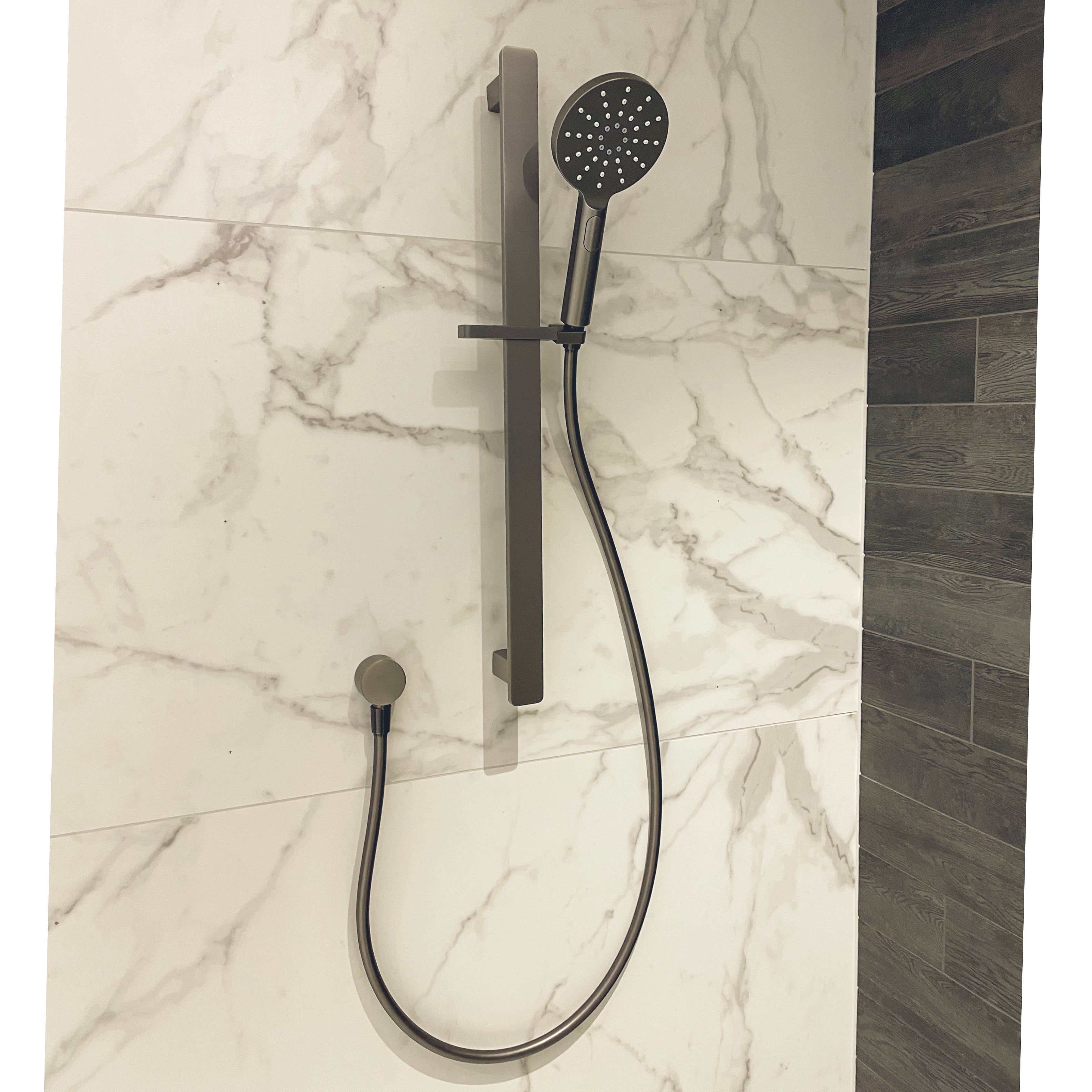 CODE PURE ROUND LUXURY ADJUSTABLE SLIDE SHOWERS - 5 COLOURS