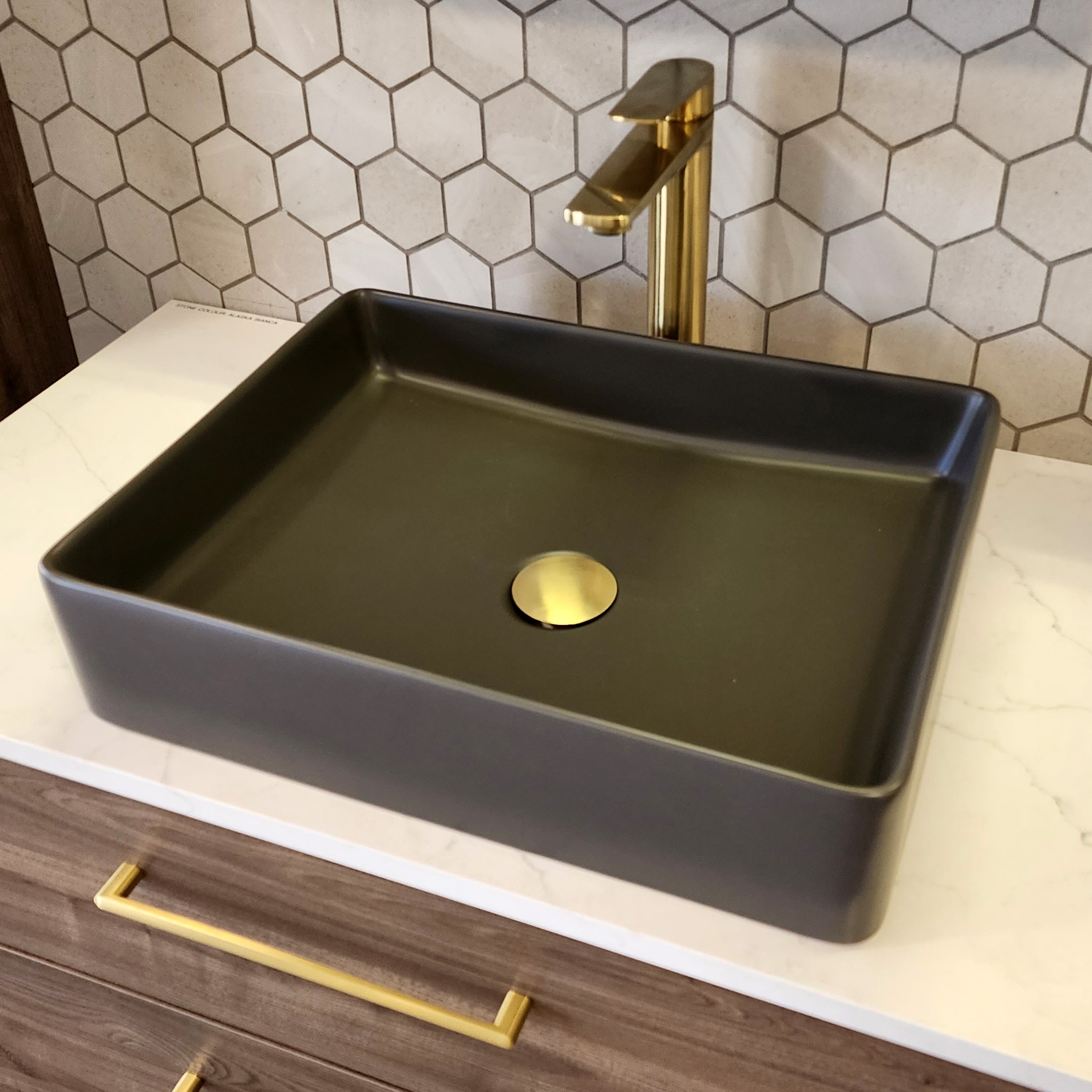 CODE PURE RECTANGLE 470 CERAMIC  VESSEL BASIN RANGE