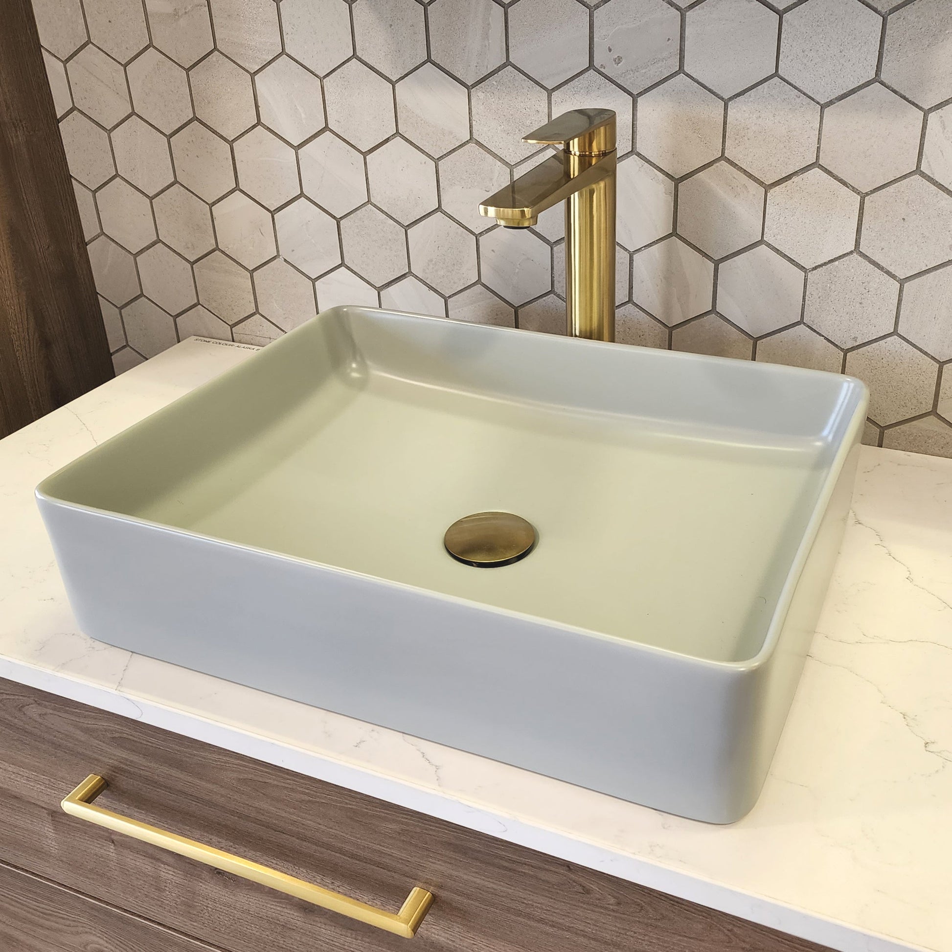 CODE PURE RECTANGLE 470 CERAMIC  VESSEL BASIN RANGE