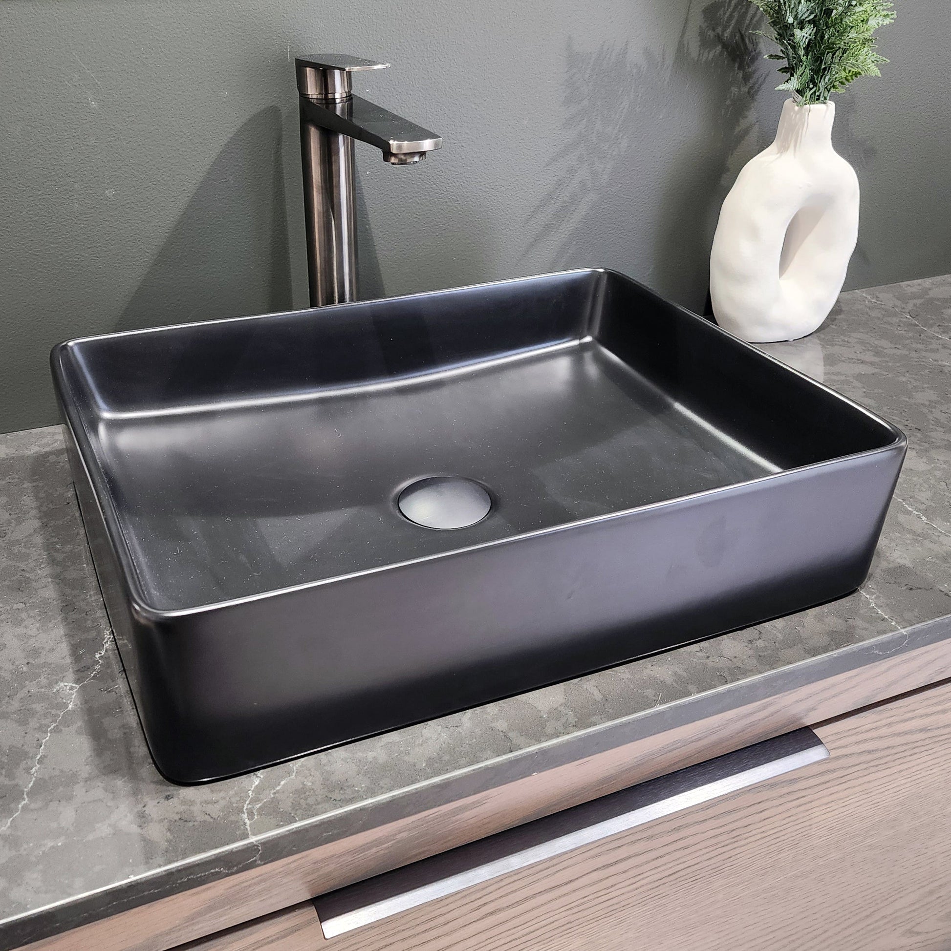 CODE PURE RECTANGLE 470 CERAMIC  VESSEL BASIN RANGE