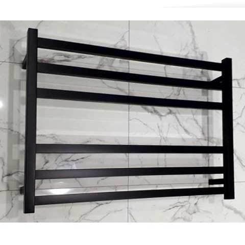 CODE SQUARE HEATED TOWEL LADDER 600X850MM - 2 COLOURS