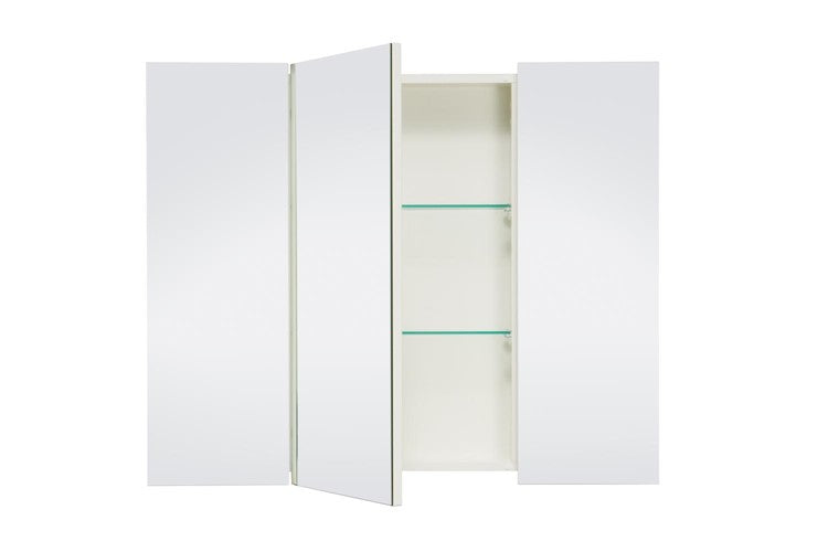 ST MICHEL DANTE DEEP MIRROR CABINET WHITE 900MM