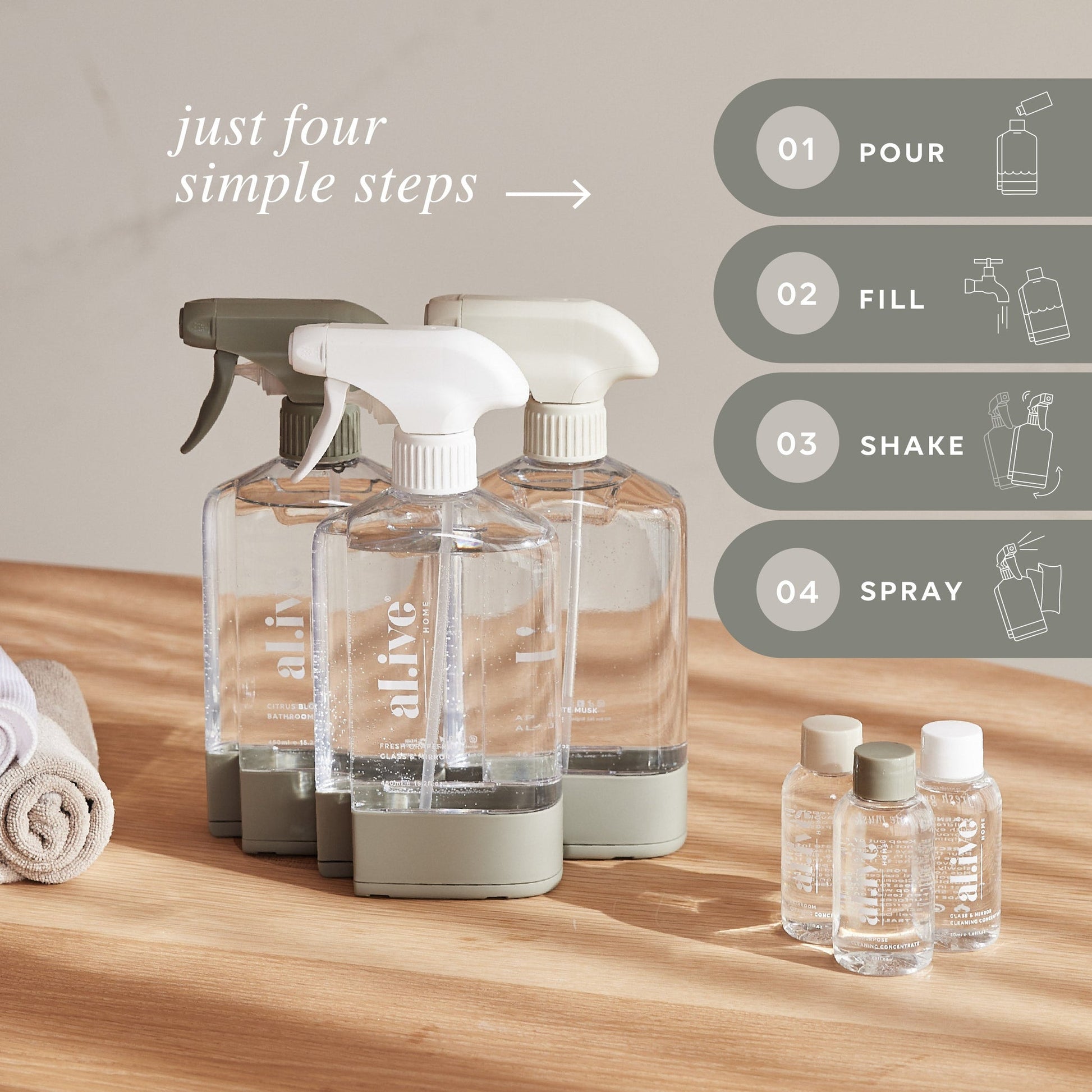 AL.IVE HOME CLEANING KIT