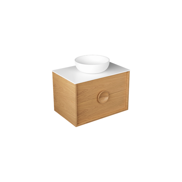 CARLO LARGO 750 2 DRAWER WALL HUNG VANITY - 6 COLOURS