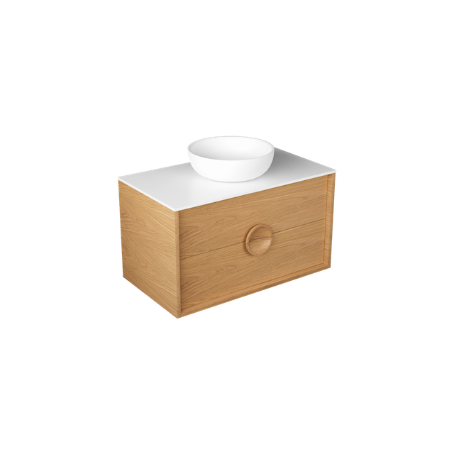 CARLO LARGO 900 2 DRAWER WALL HUNG VANITY - 6 COLOURS