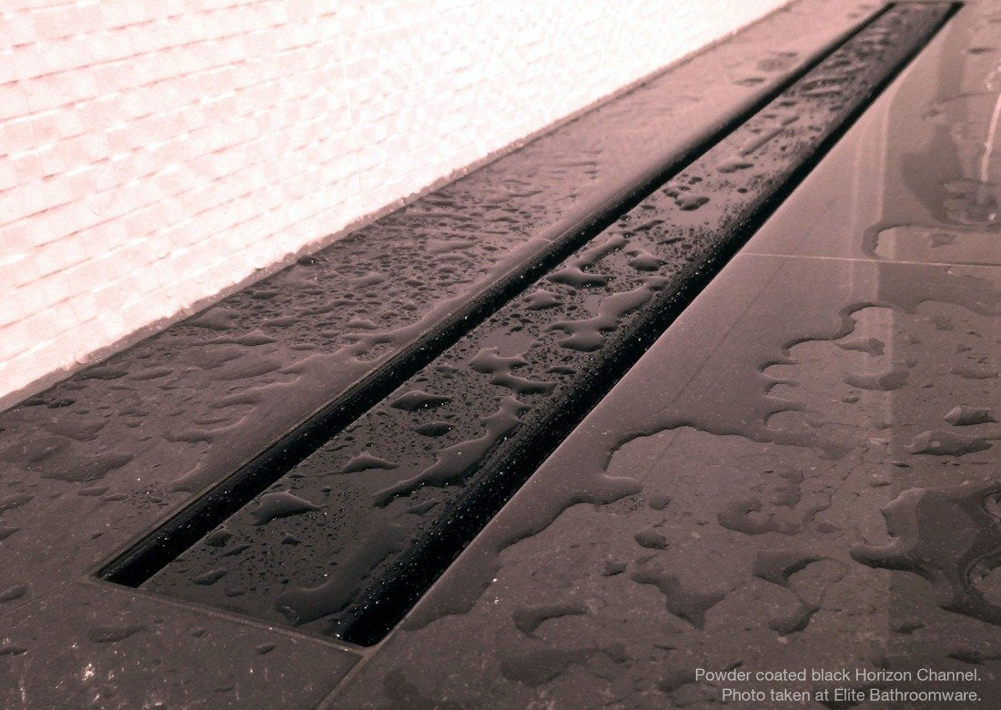 ALLPROOF CHANNEL SHOWER WASTE - HORIZON - 3 COLOURS