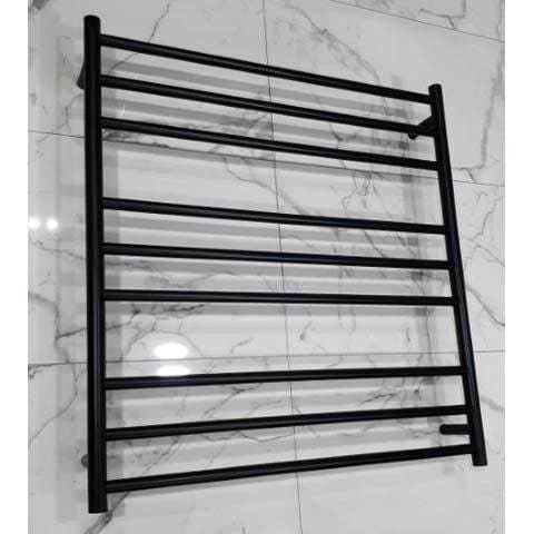 CODE ROUND HEATED TOWEL LADDER 900X850MM - 2 COLOURS