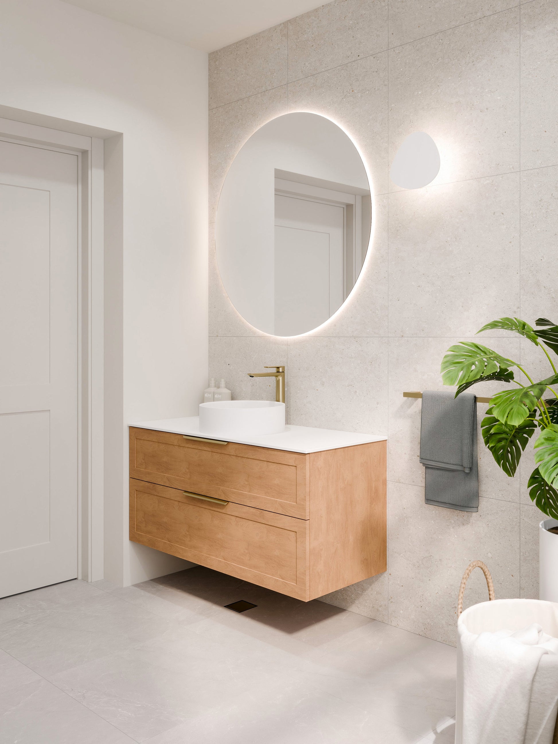CODE LINEARE TOWEL RAIL 600MM