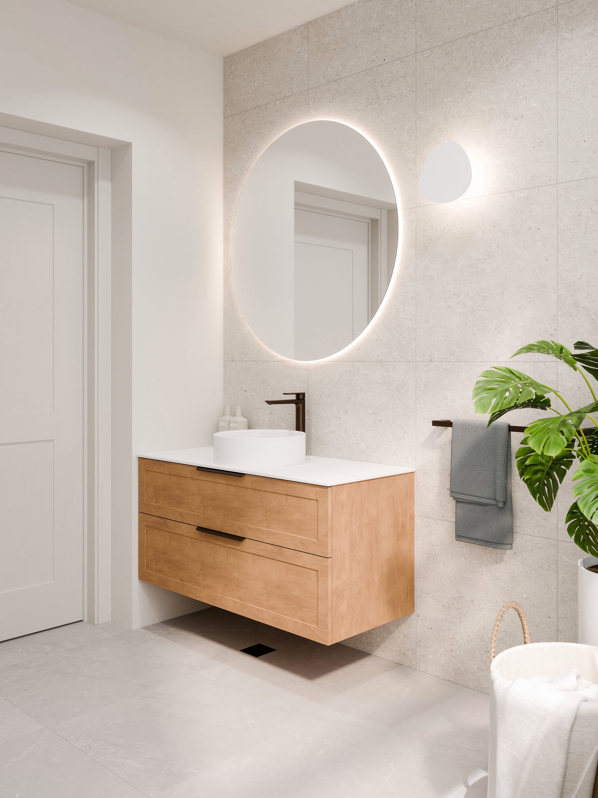 CODE LINEARE TOWEL RAIL 600MM