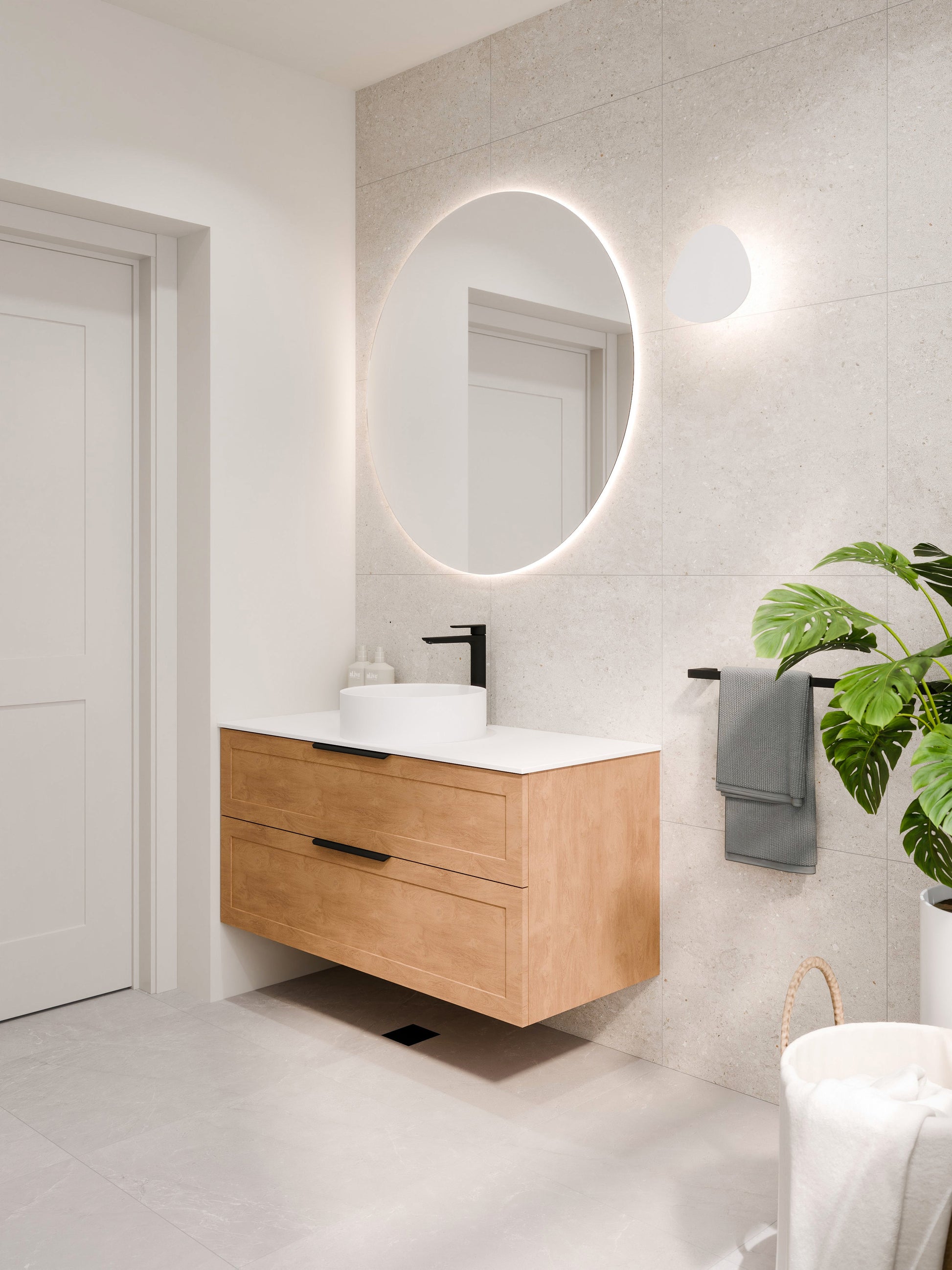 CODE LINEARE TOWEL RAIL 600MM