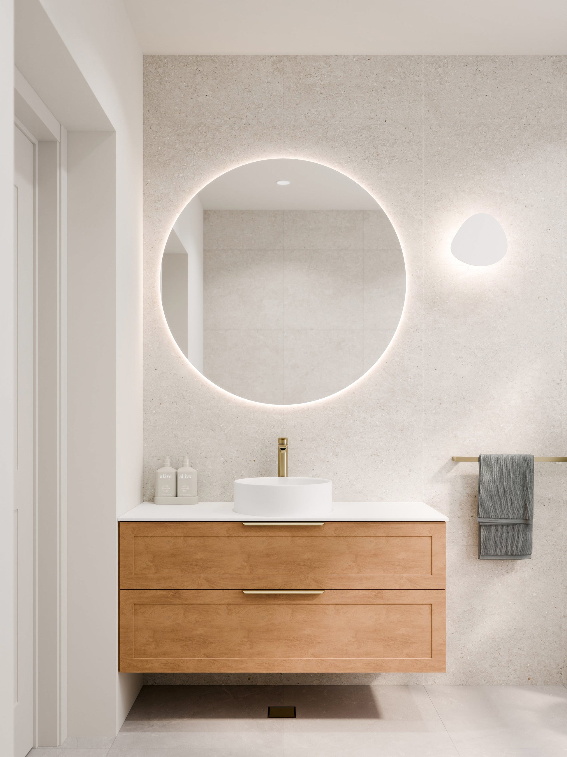 Code Euro 850 Round Mirror