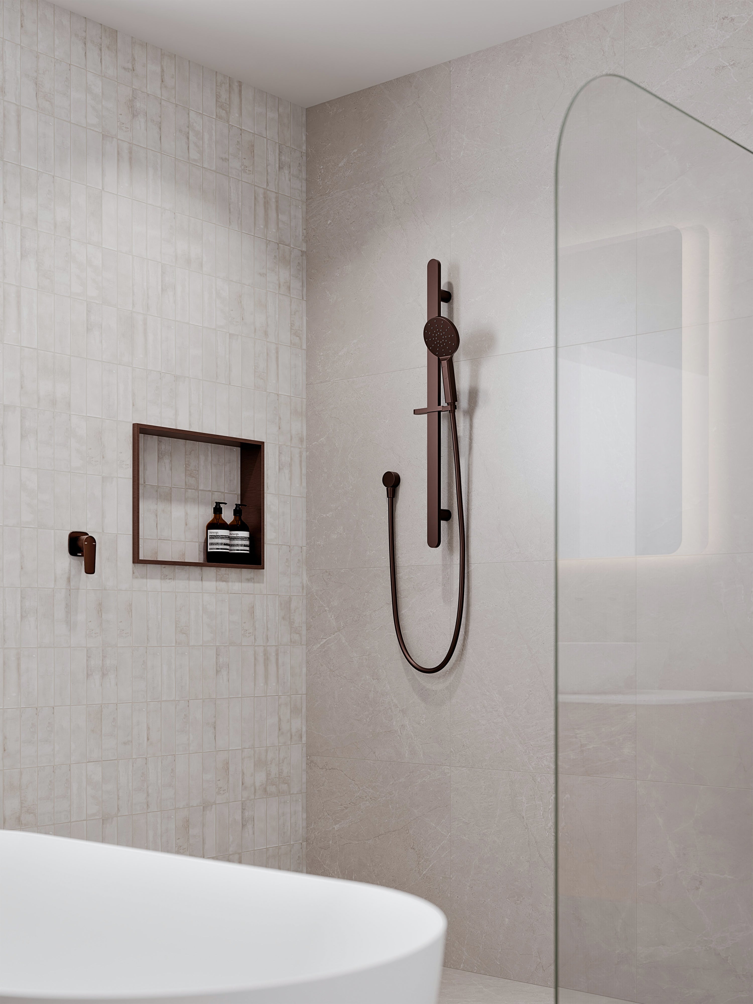 Code Lineare Shower Slide