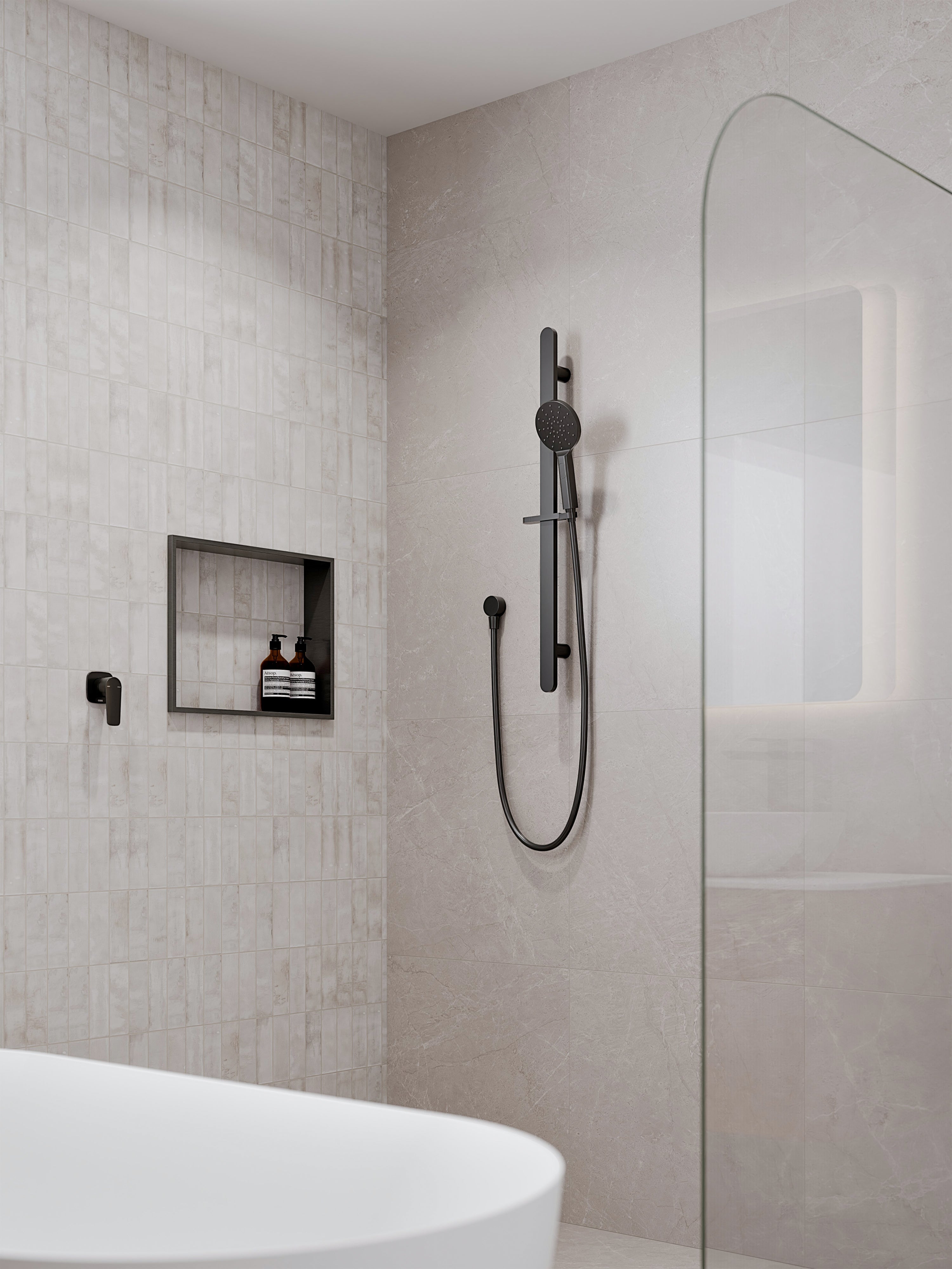 Code Lineare Shower Slide