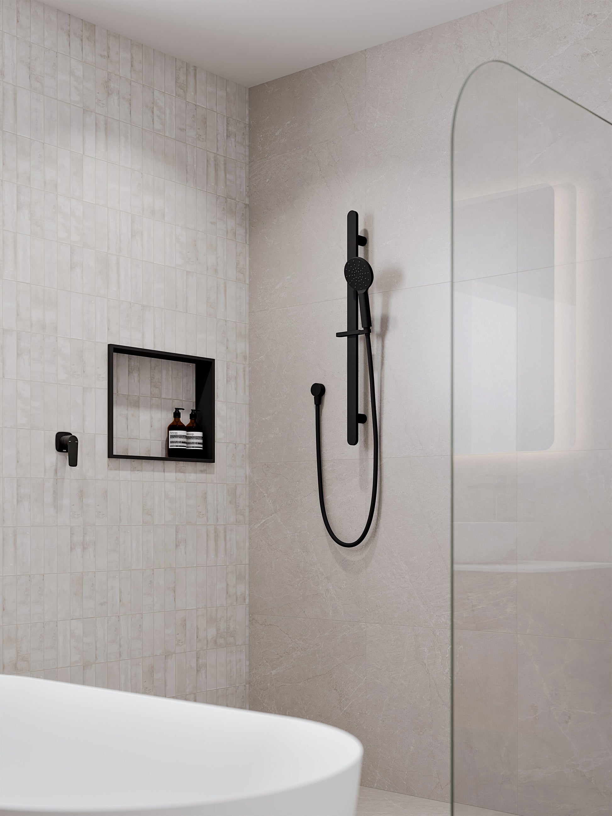 Code Lineare Shower Slide