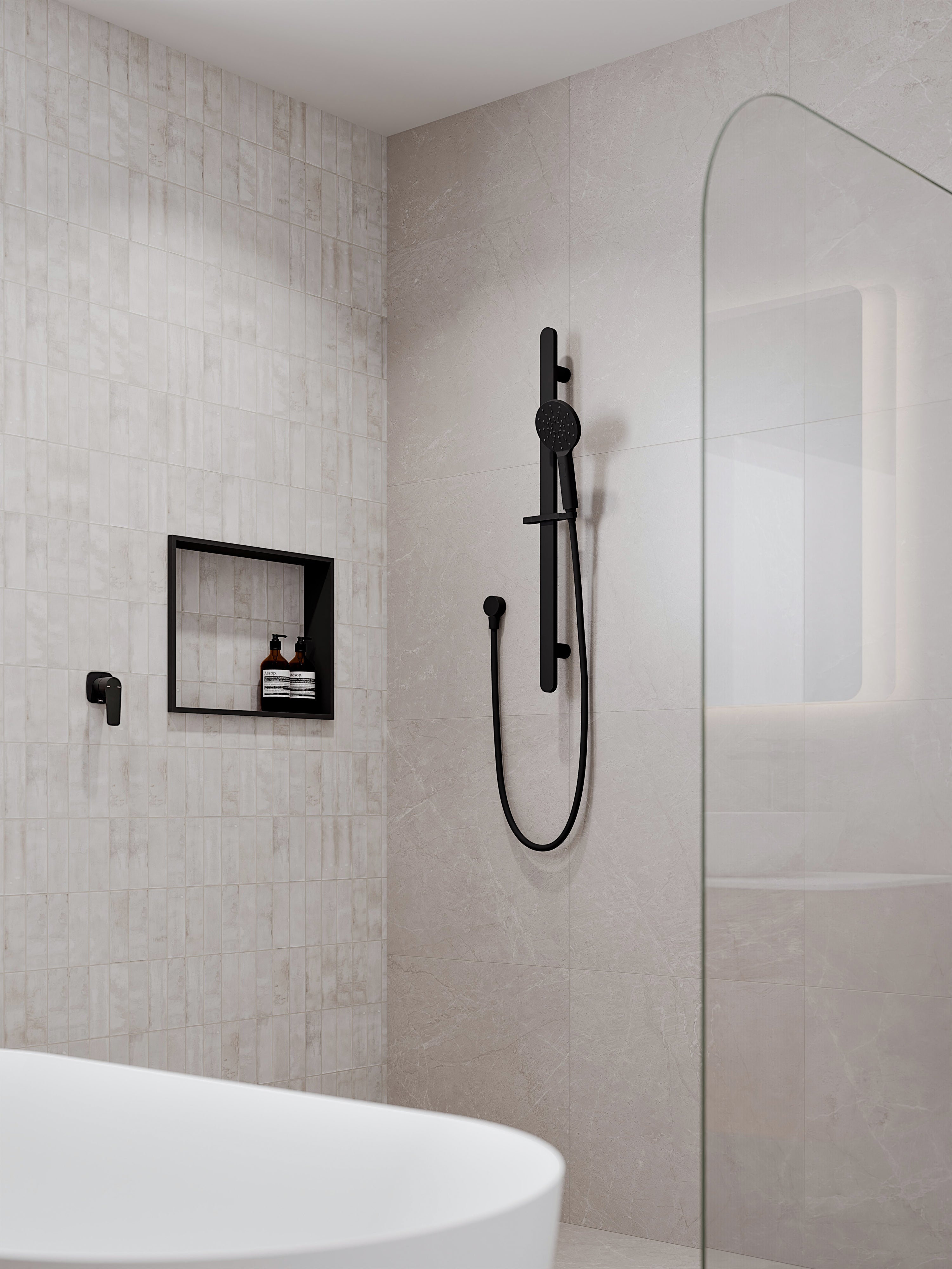 Code Lineare Shower Slide