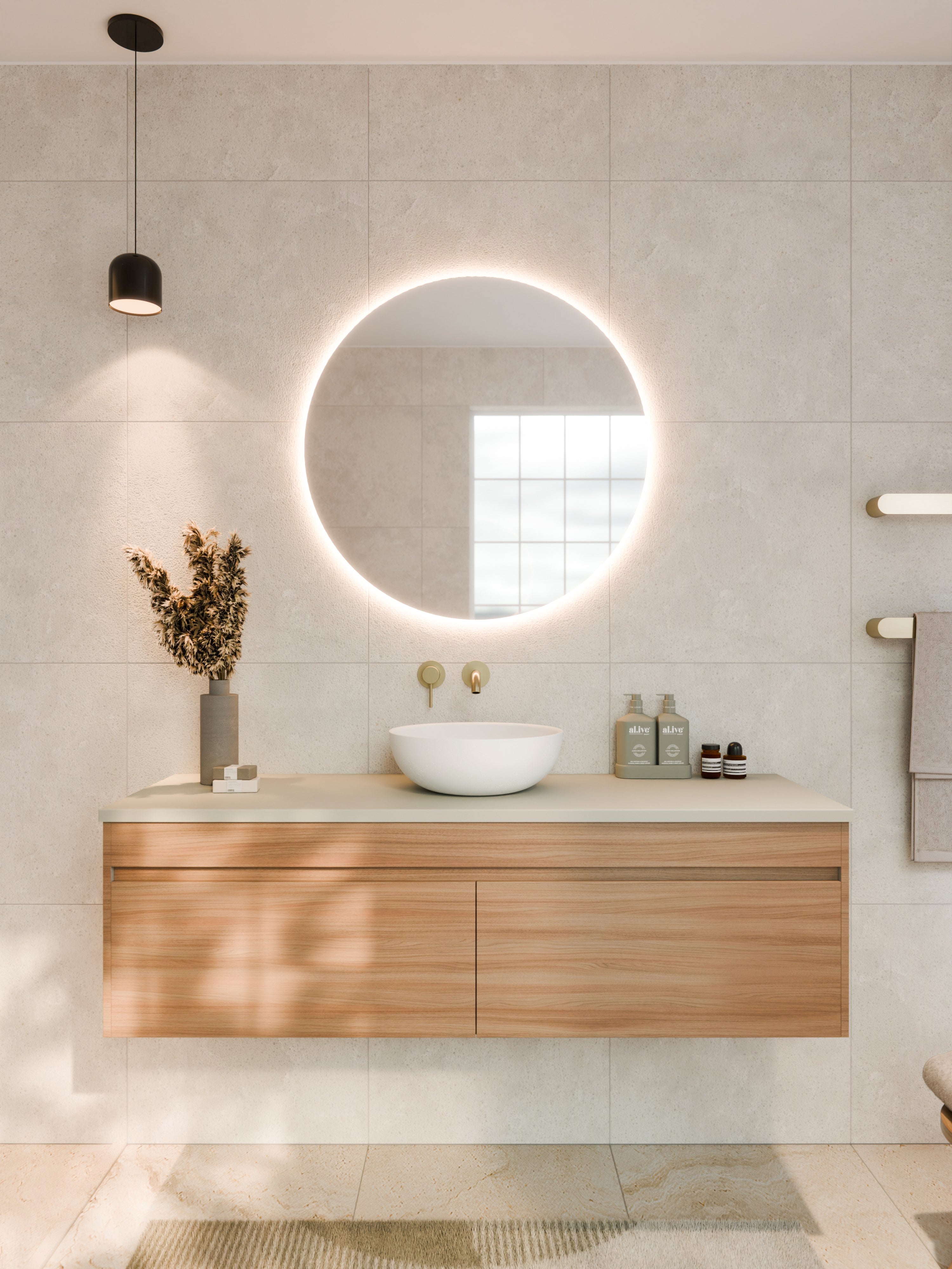 CODE LUXE 1500 WALL HUNG SINGLE BASIN VANITY | 2 DRAWER SIDE BY SIDE