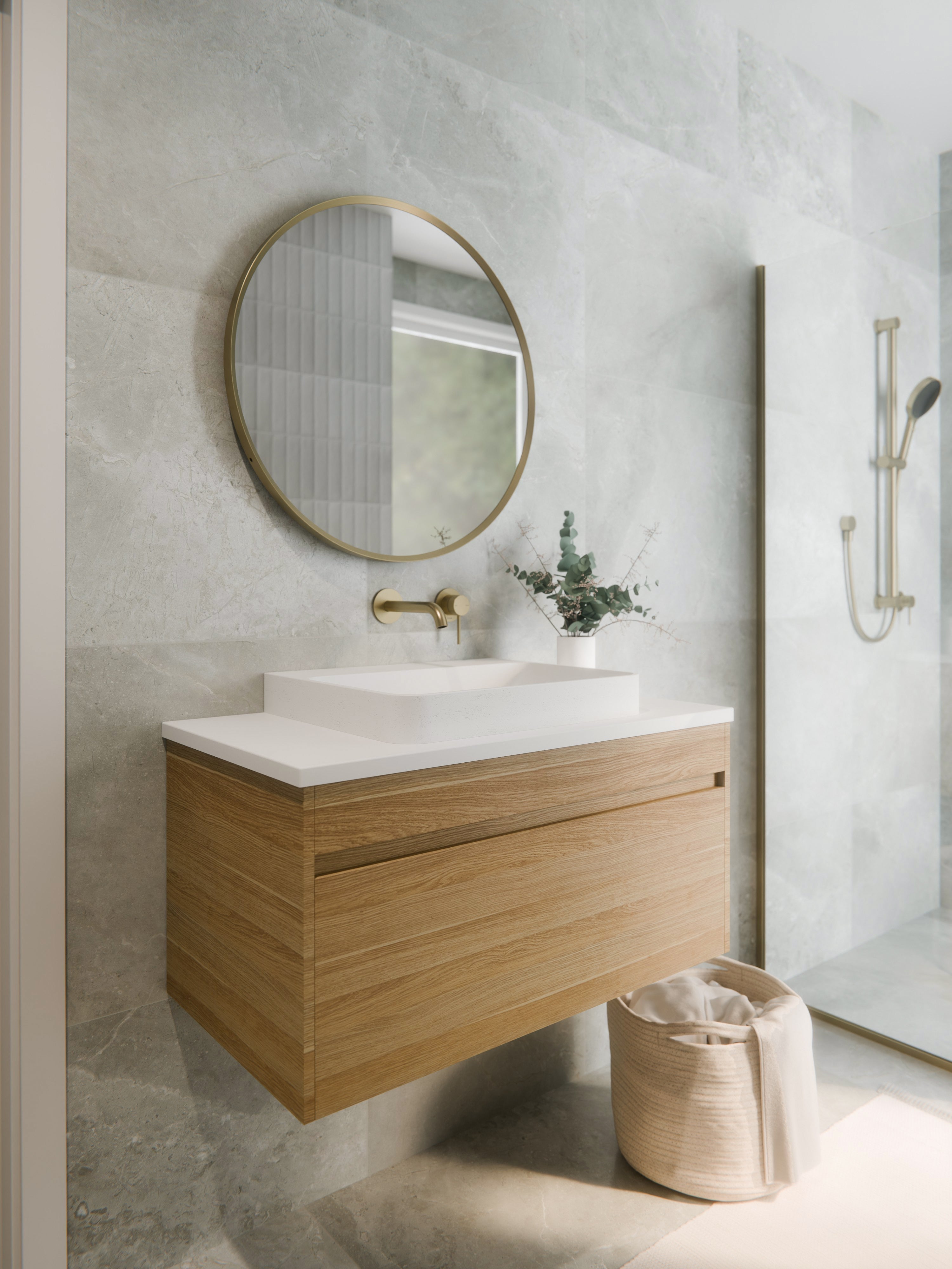CODE LUXE 600 WALL HUNG VANITY | SINGLE DRAWER