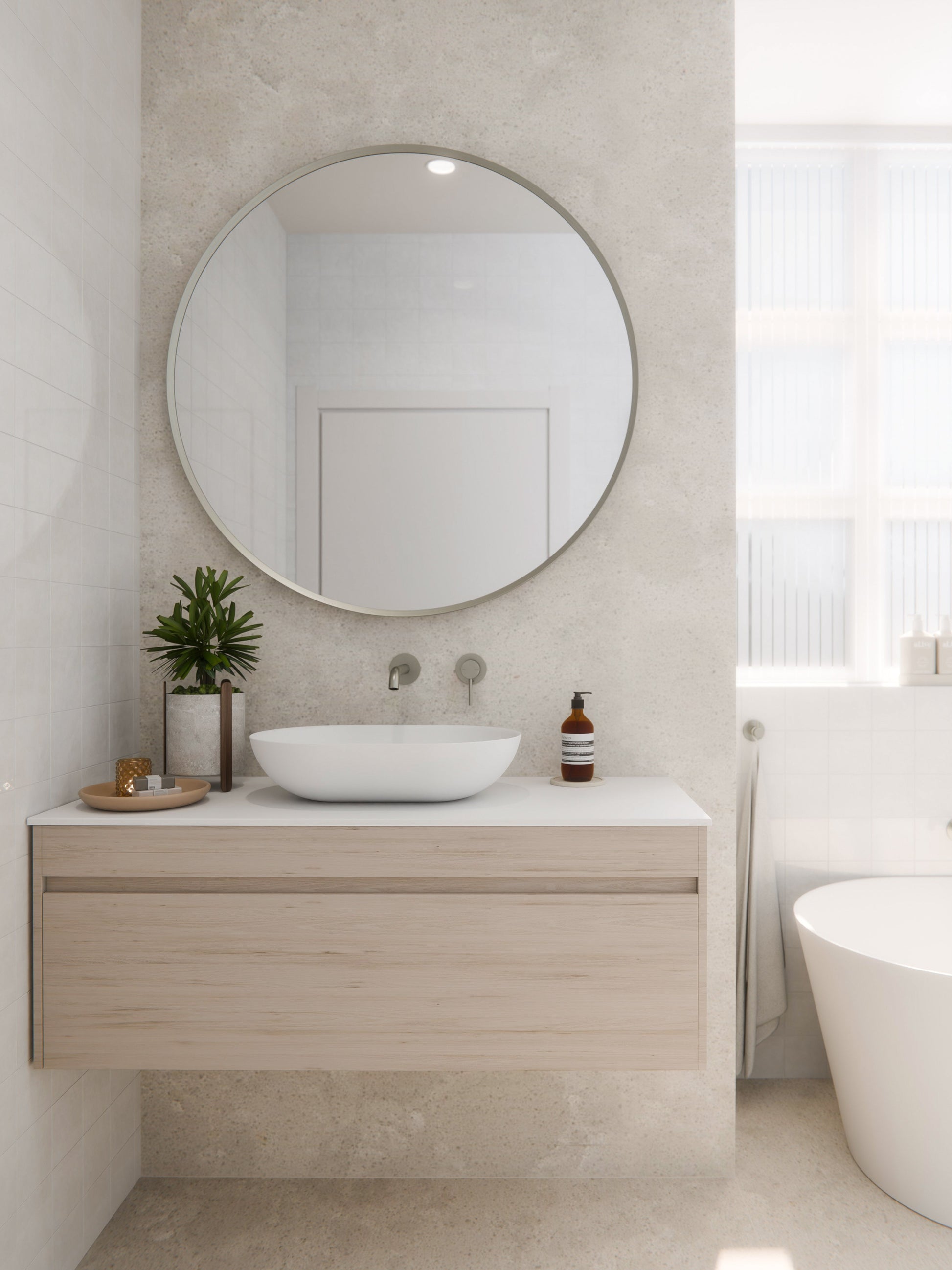 CODE LUXE 1200 WALL HUNG SINGLE BASIN VANITY | SINGLE DRAWER