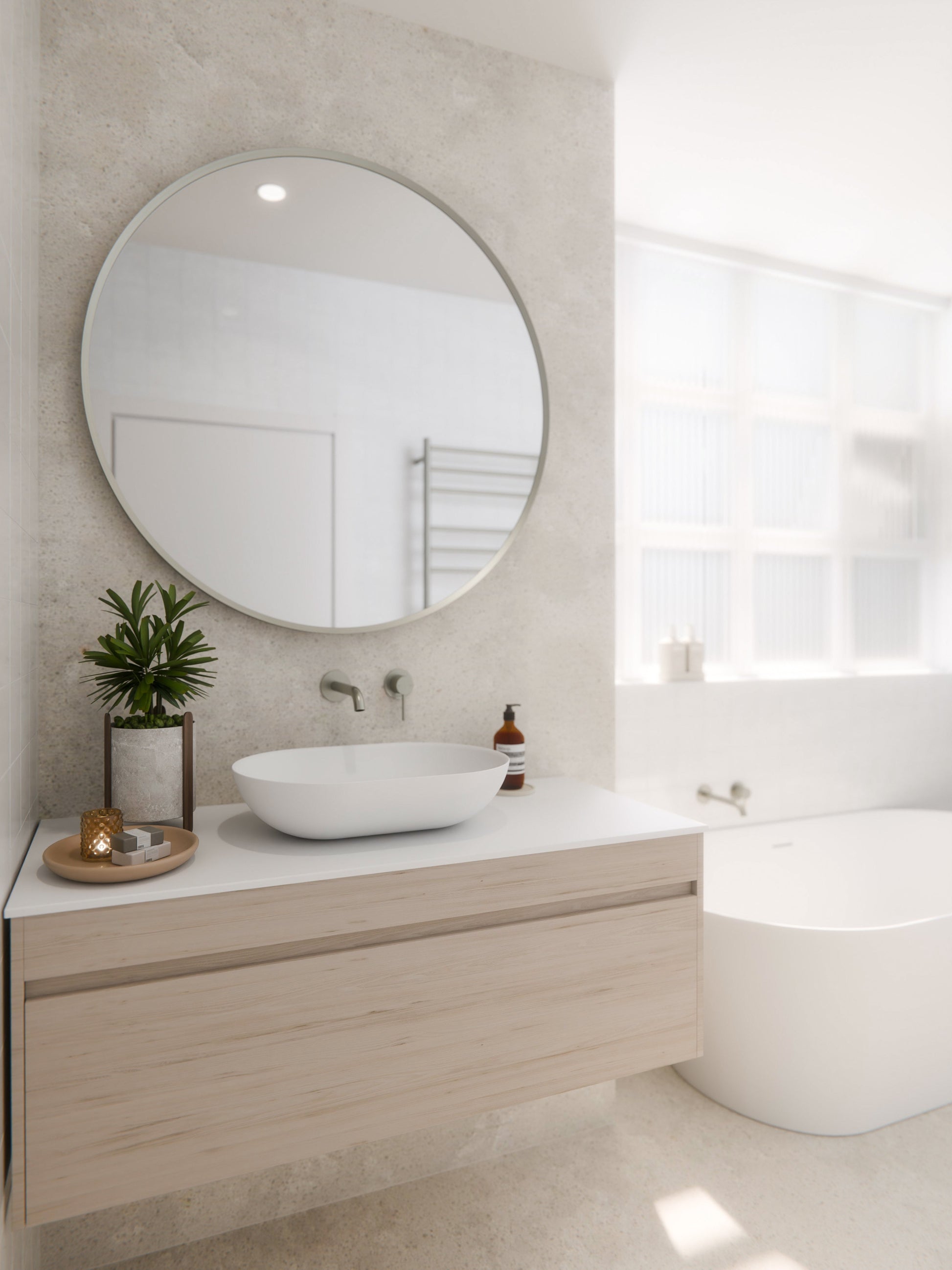 CODE LUXE 1000 WALL HUNG VANITY | SINGLE DRAWER
