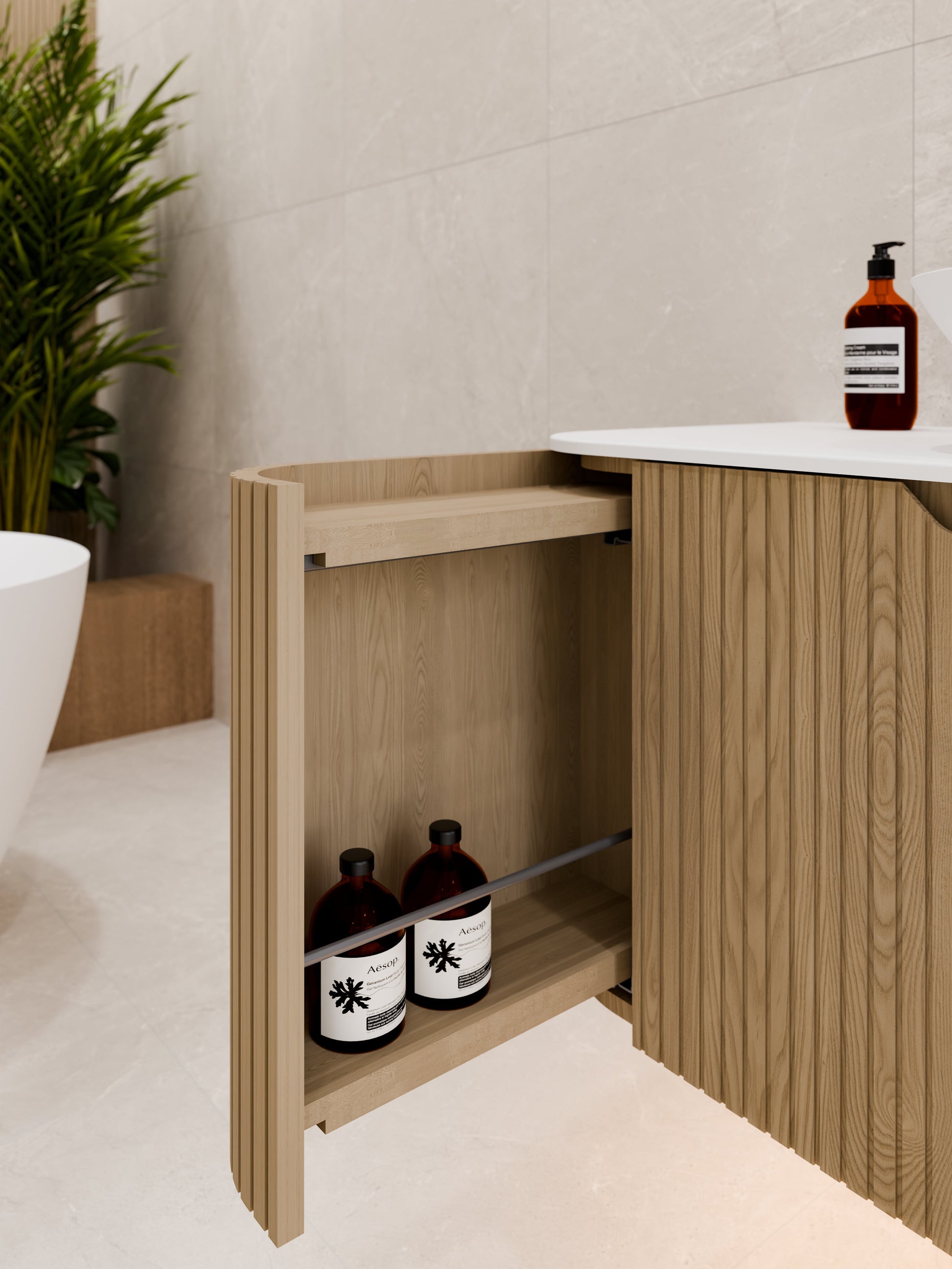 Code Sora 900 Wall Hung Vanity | Inset Basin