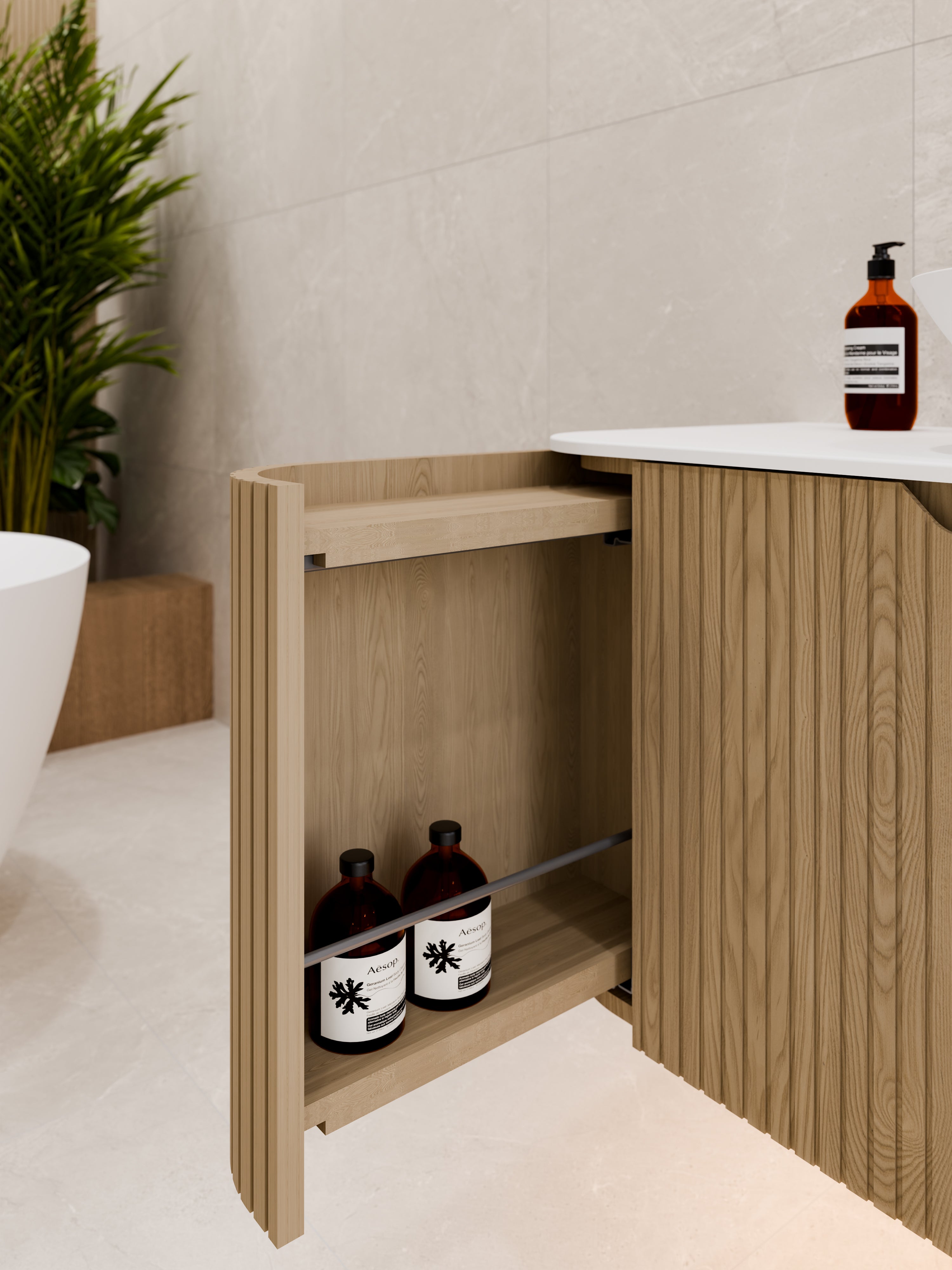 Code Sora 900 Wall Hung Vanity | Inset Basin