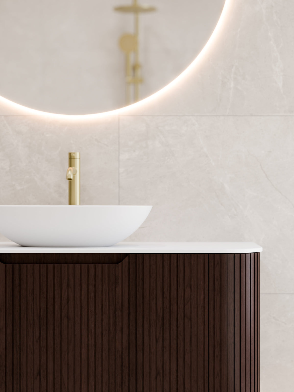 Sora 900 Vanity | Slab Top